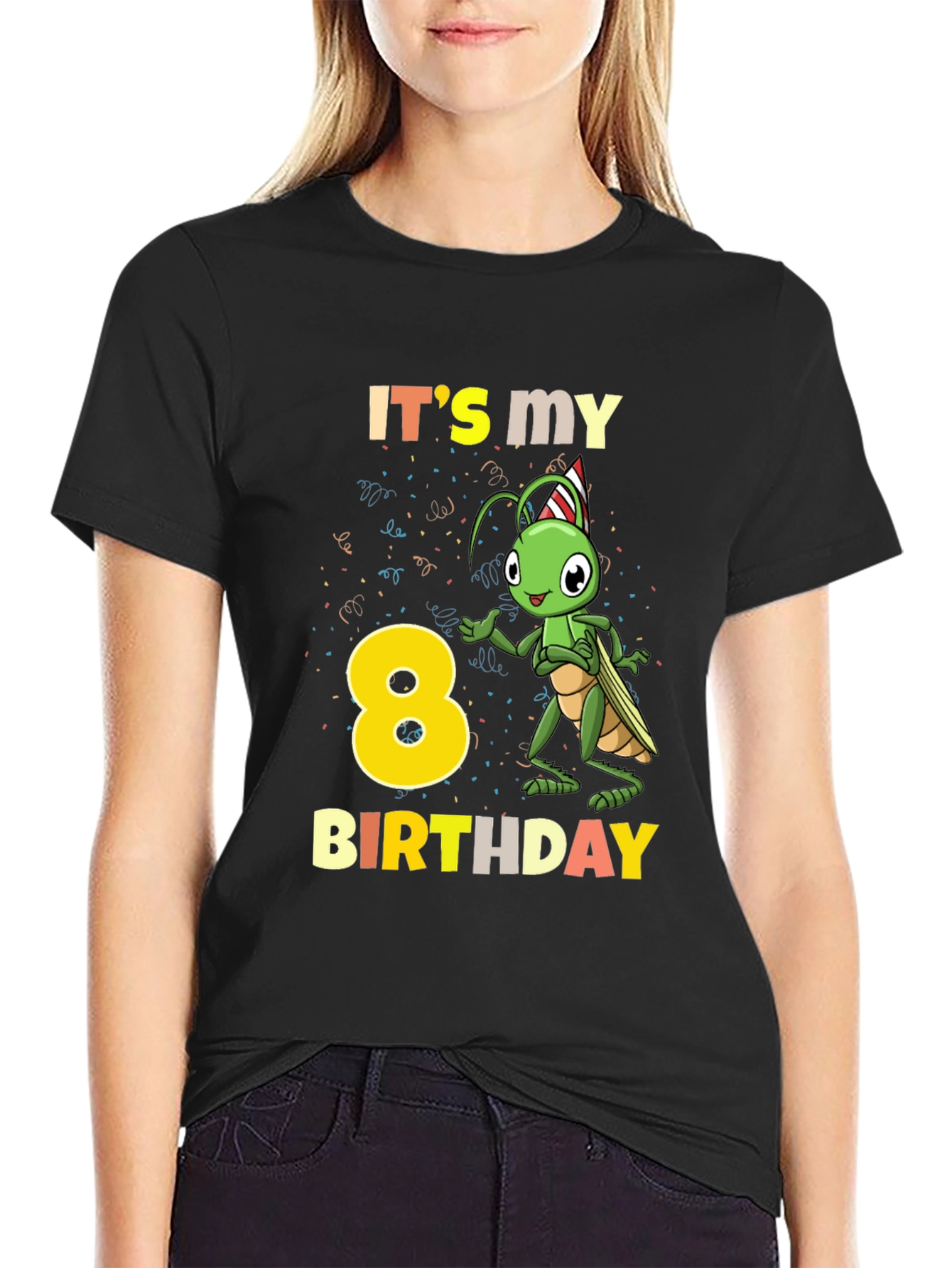 Its My 8th Birthday Grasshopper T-Shirt