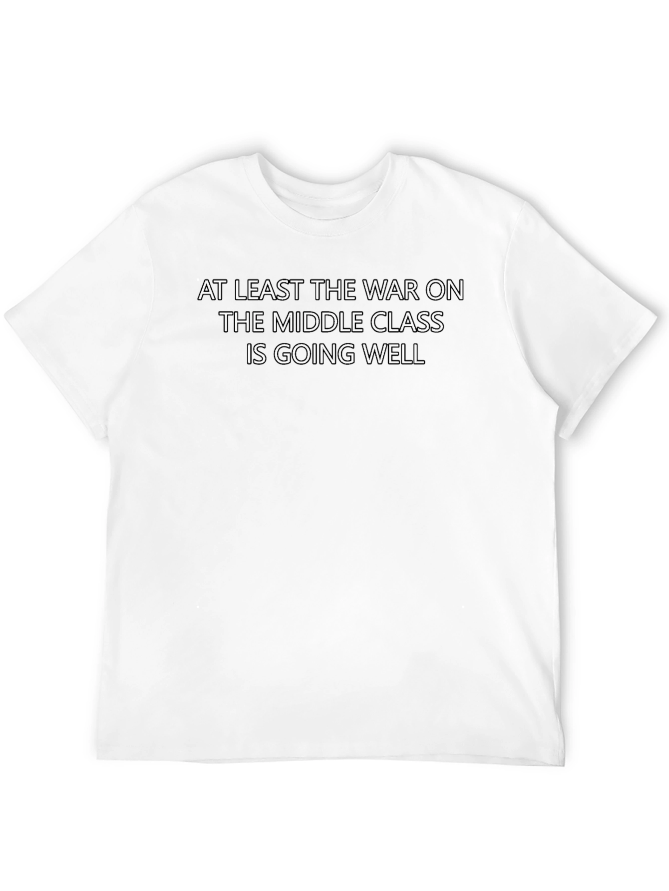 War on Middle Class Graphic Tee - Black