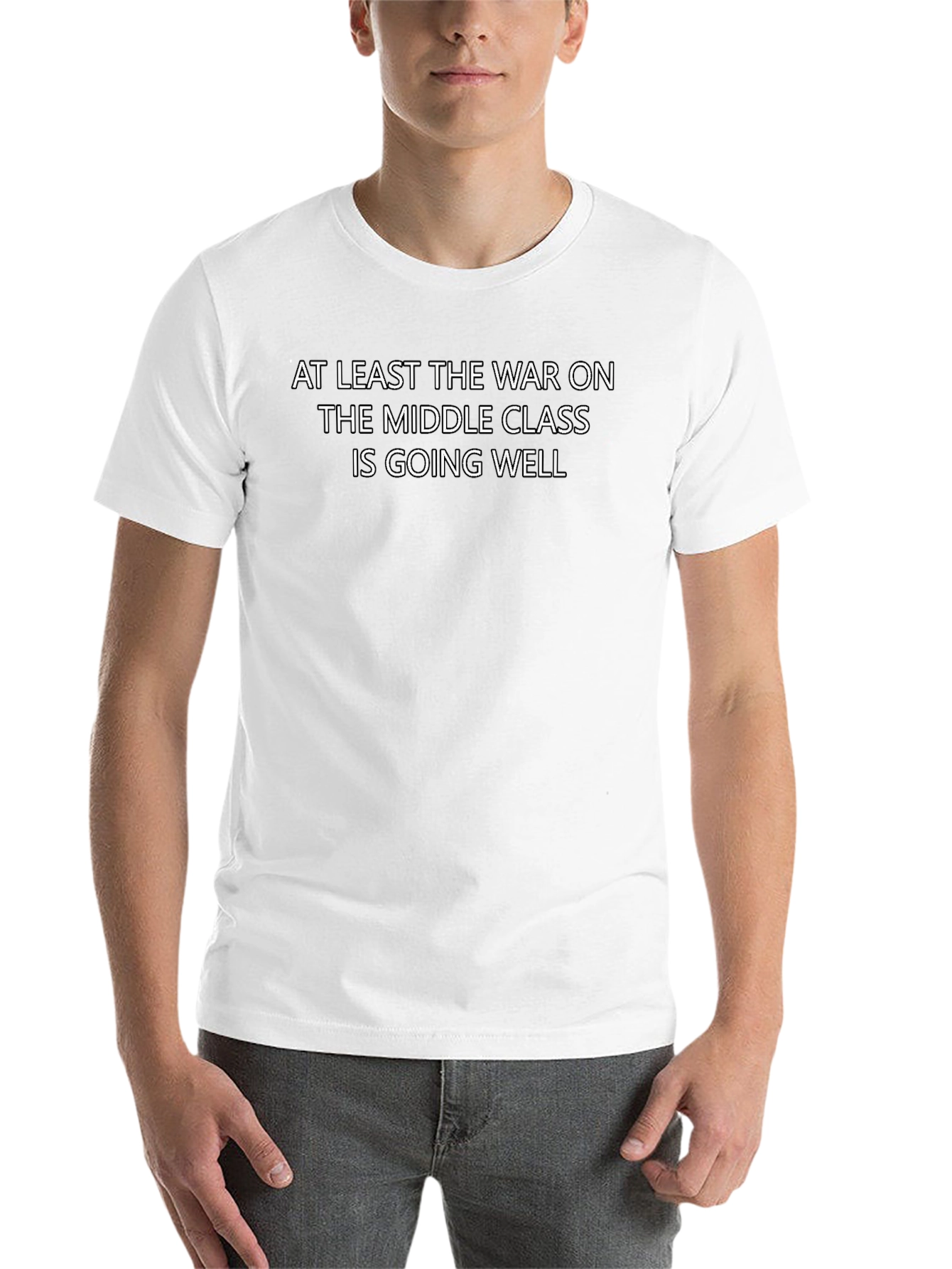 War on Middle Class Graphic Tee - Black