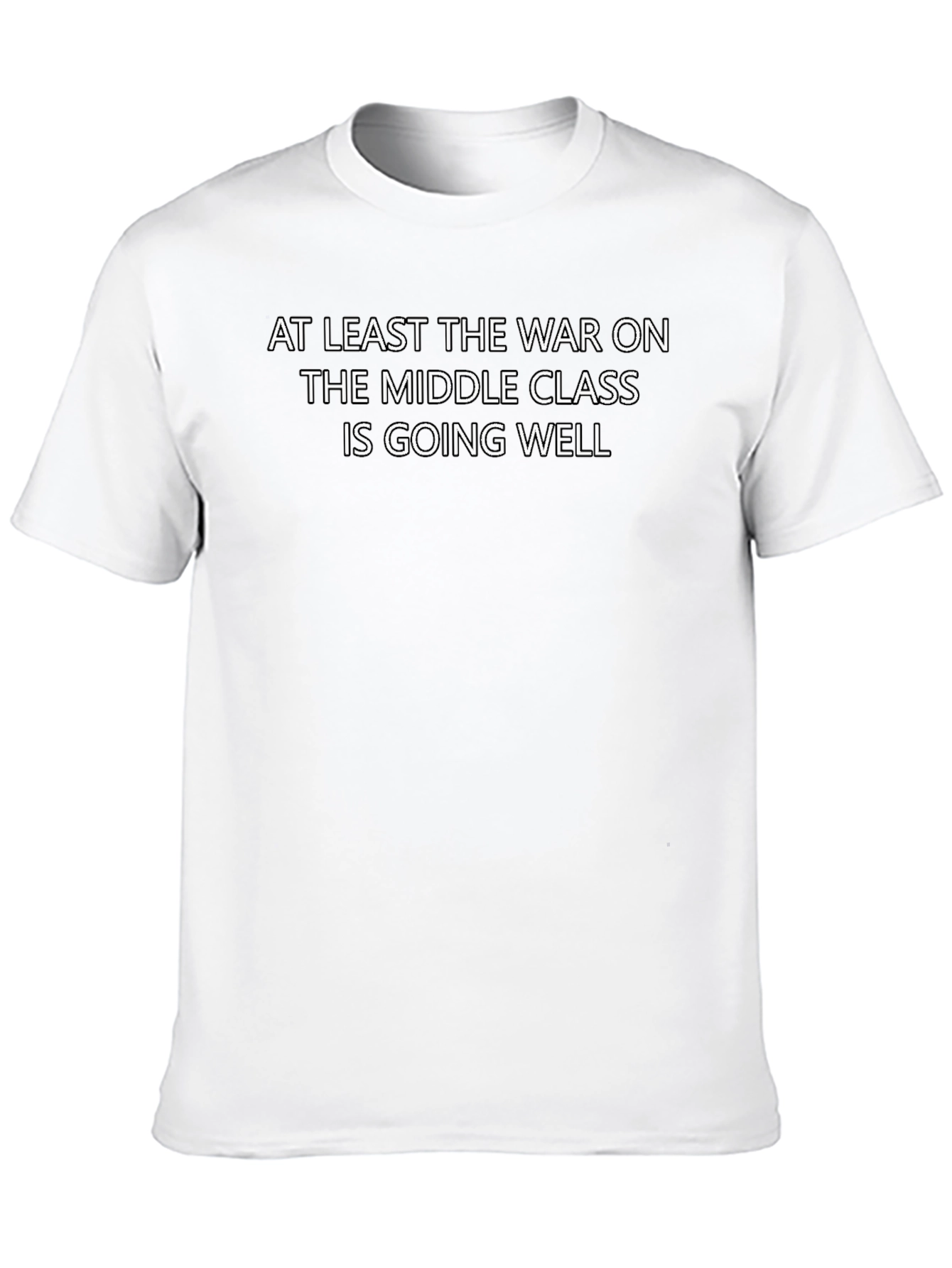 War on Middle Class Graphic Tee - Black