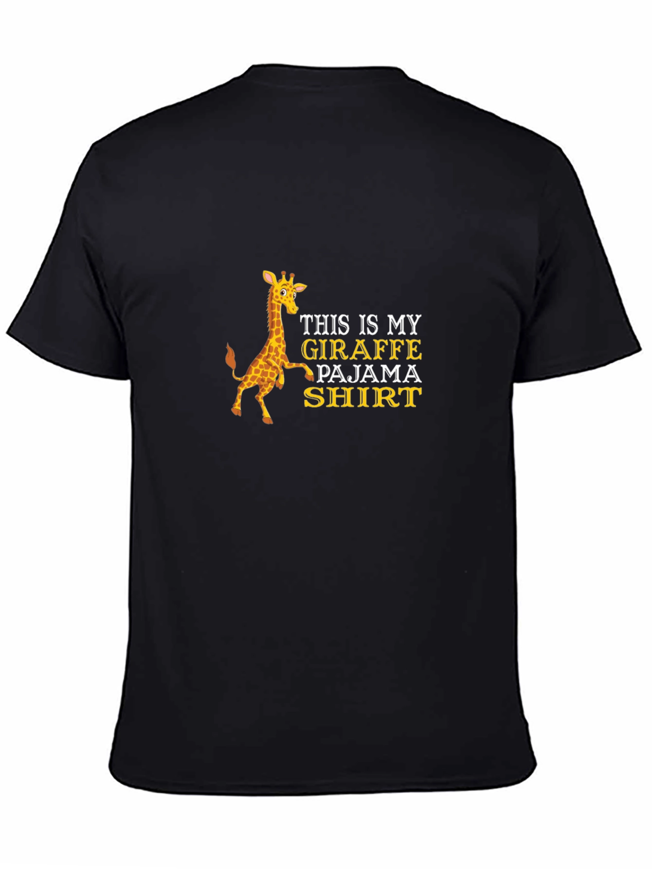 Giraffe Pajama T-Shirt - Funny Animal Tee