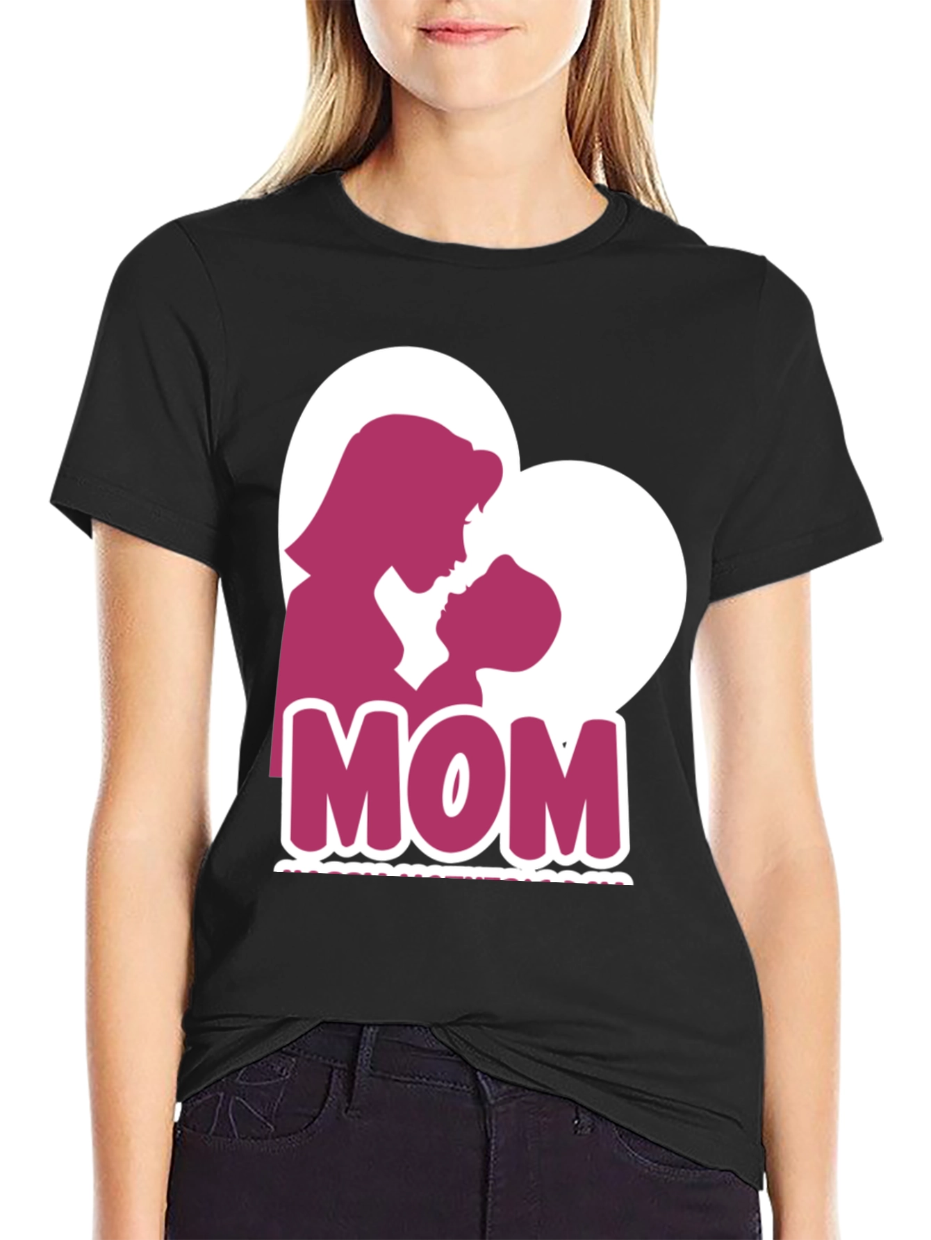 Mom Heart Silhouette T-Shirt - Mothers Day Tee