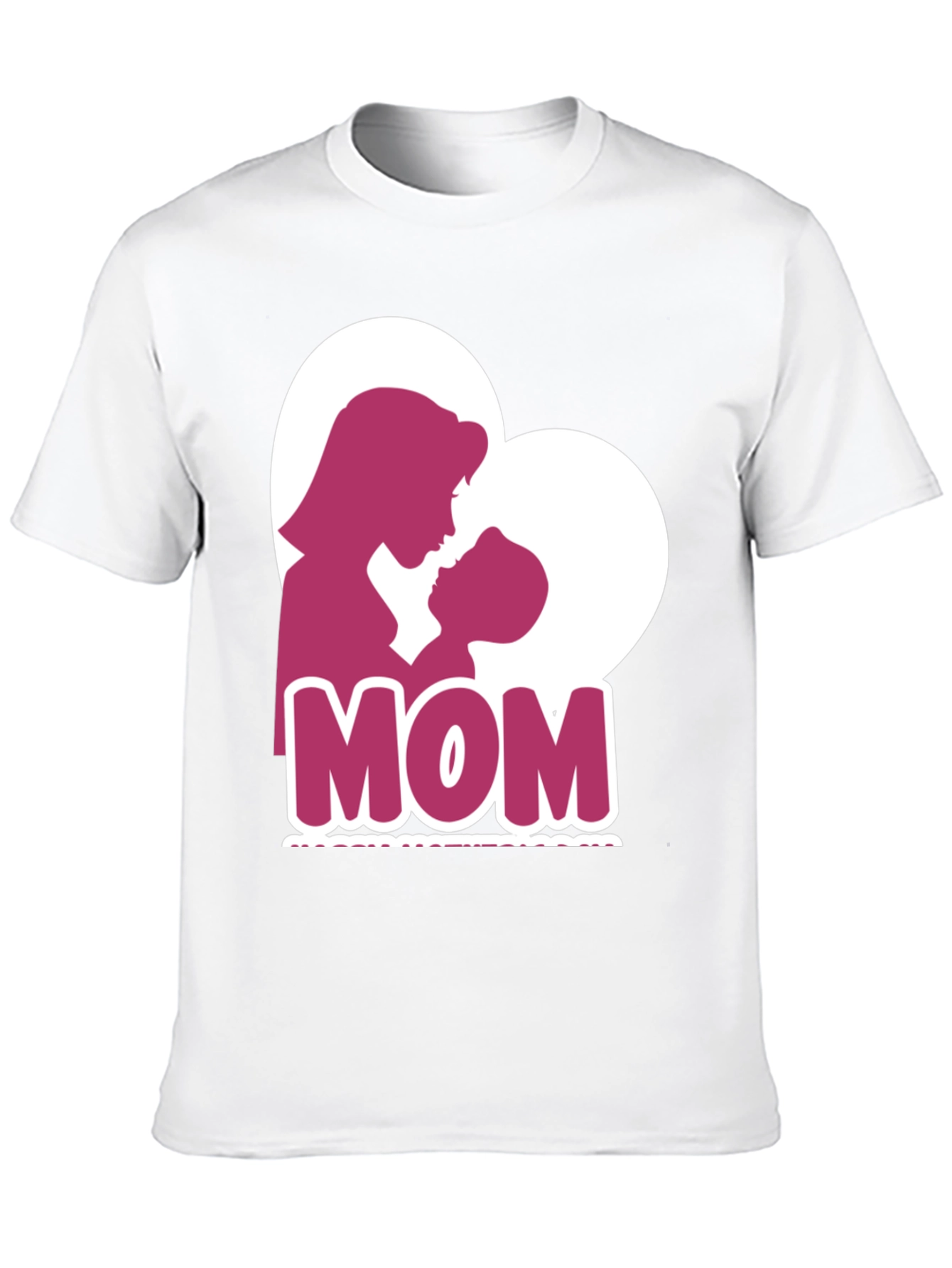 Mom Heart Silhouette T-Shirt - Mothers Day Tee