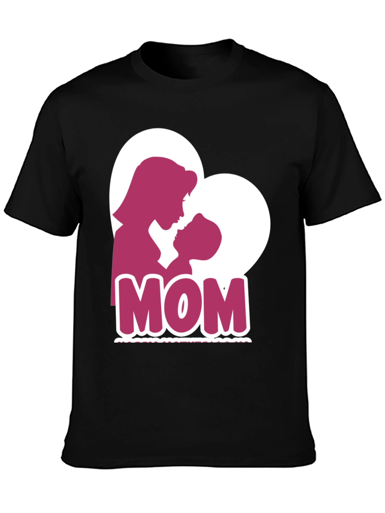 Mom Heart Silhouette T-Shirt - Mothers Day Tee