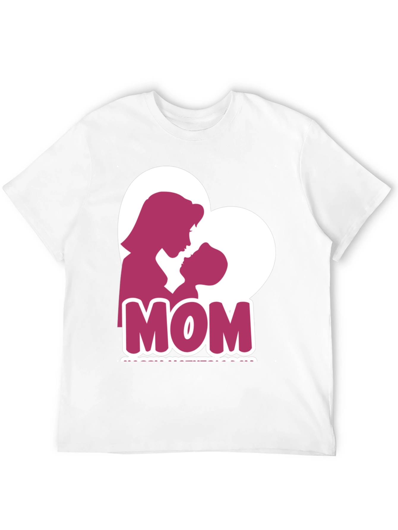 Mom Heart Silhouette T-Shirt - Mothers Day Tee