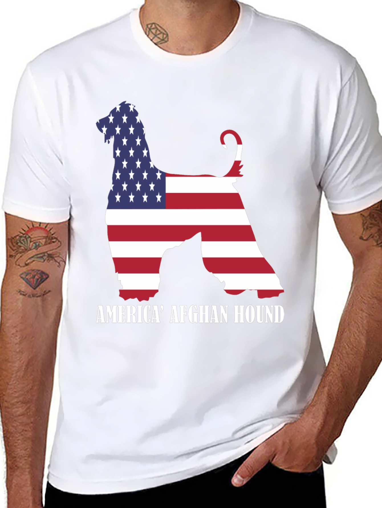 American Afghan Hound T-Shirt