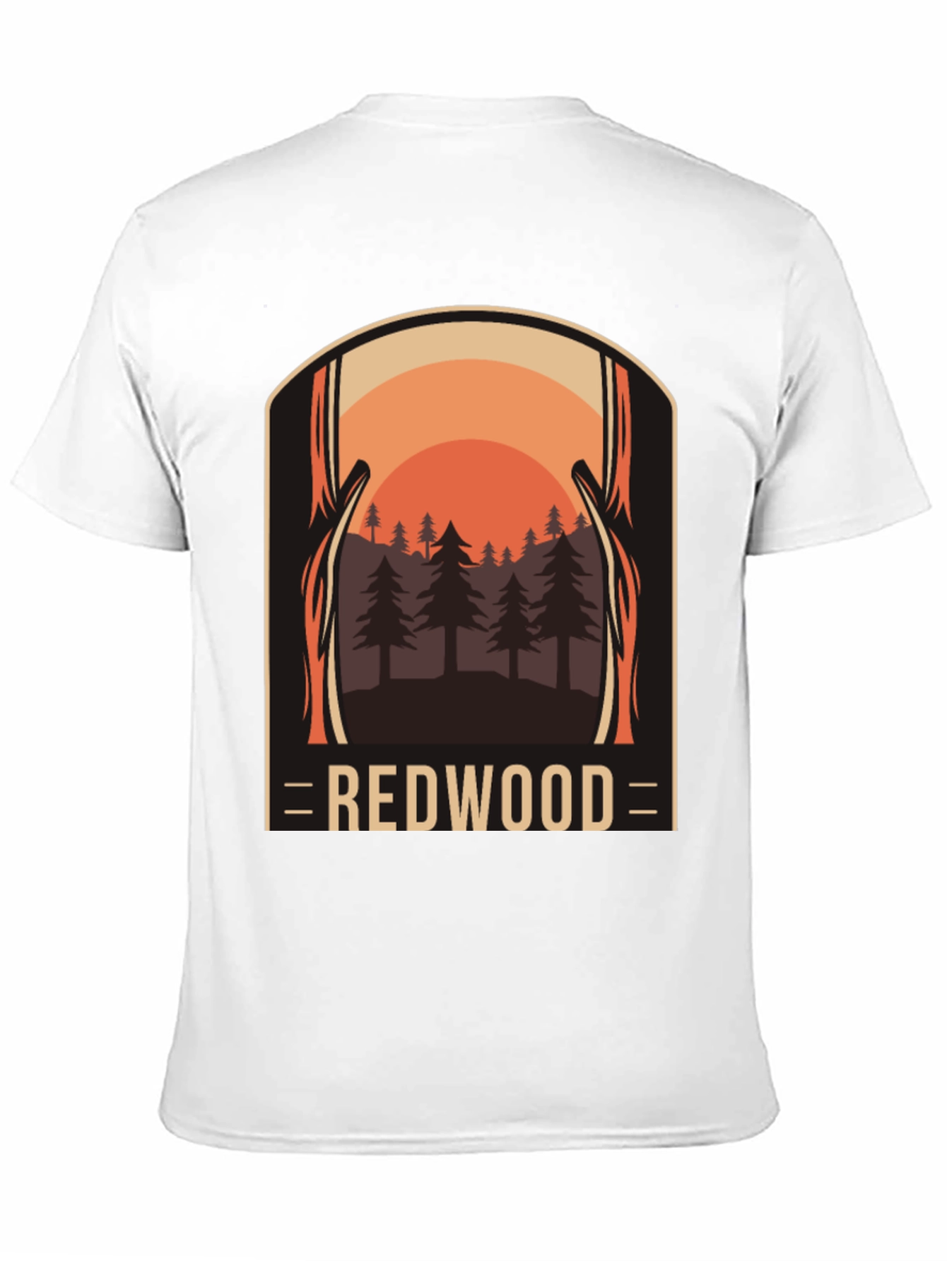 Redwood Graphic Tee - Nature Inspired Unisex Shirt
