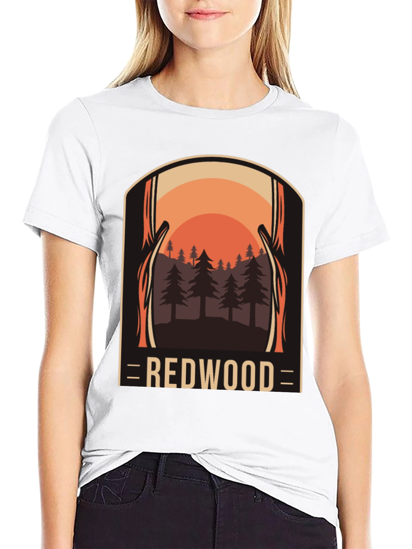 Redwood Graphic Tee - Nature Inspired Unisex Shirt