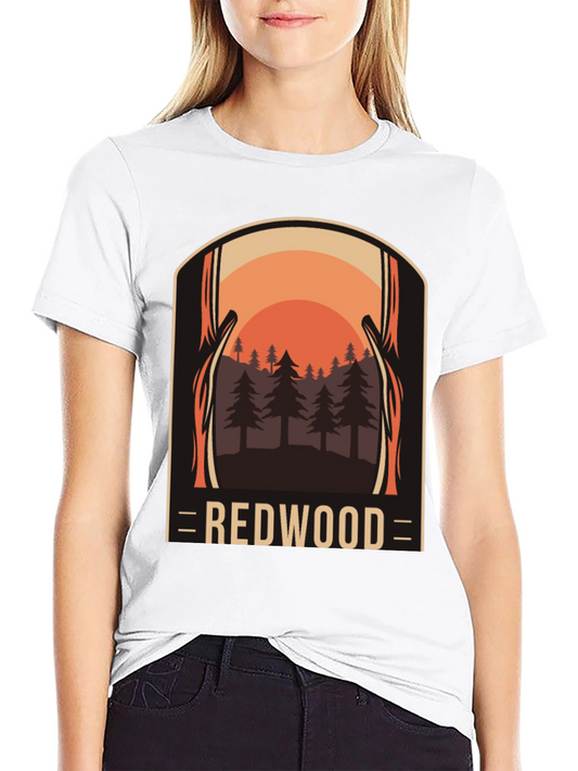 Redwood Graphic Tee - Nature Inspired Unisex Shirt