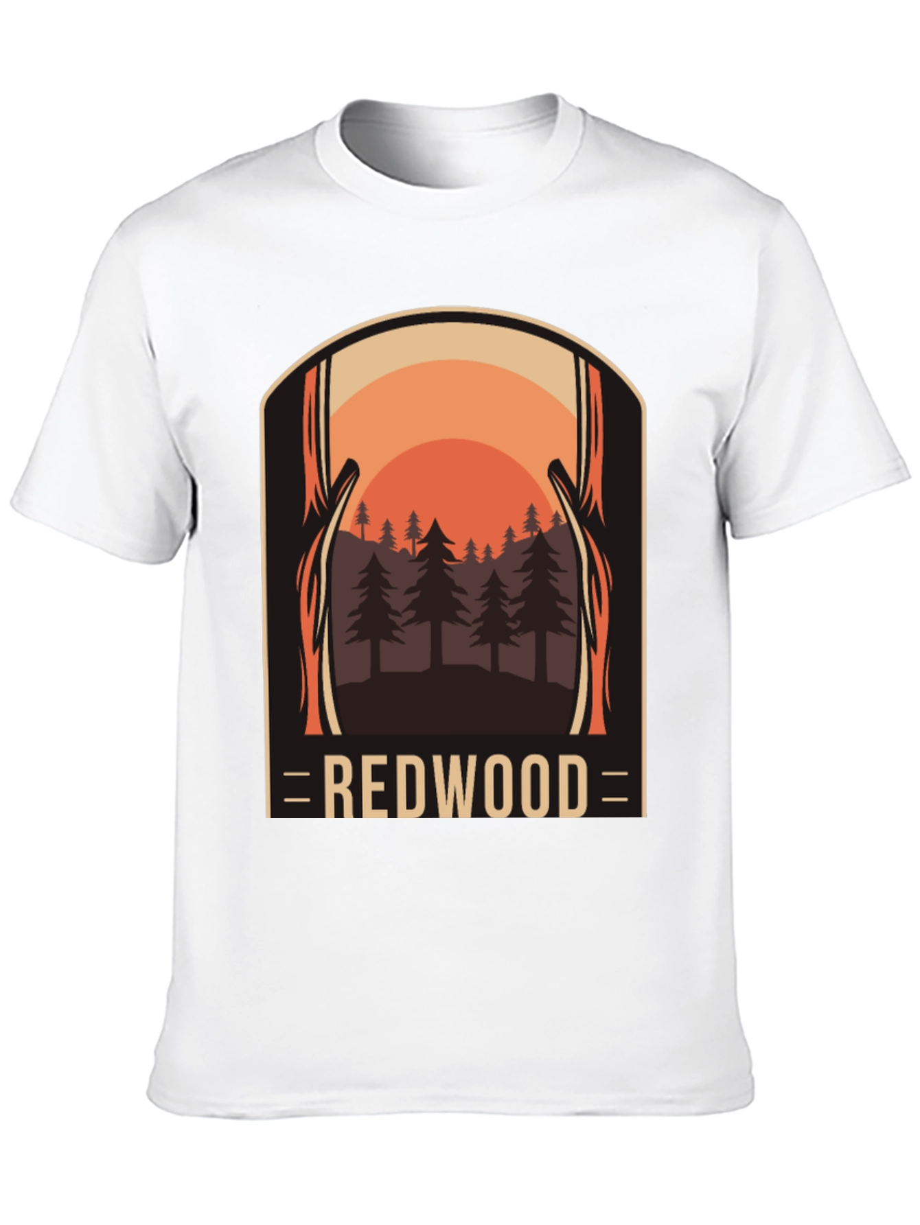 Redwood Graphic Tee - Nature Inspired Unisex Shirt