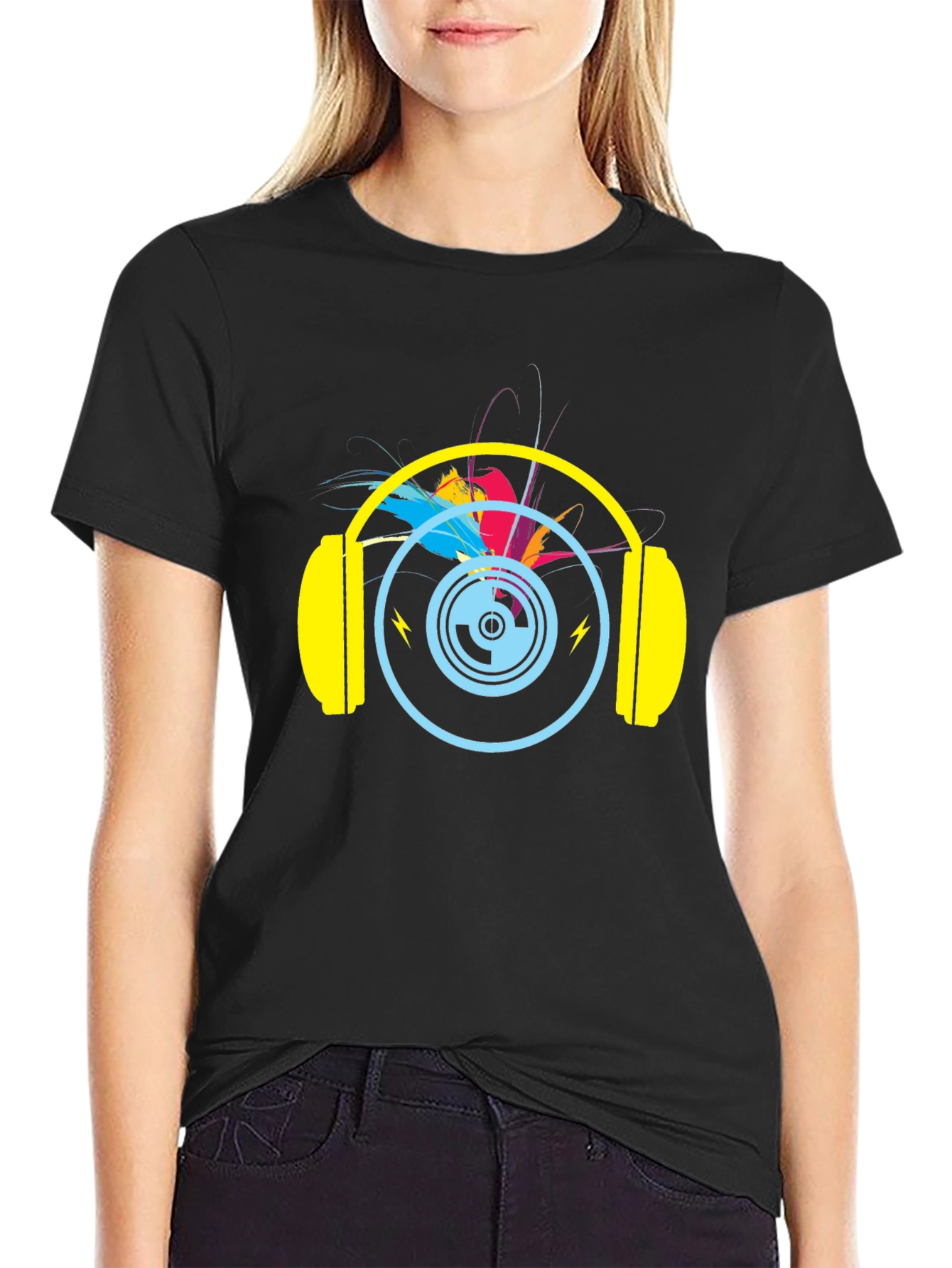 Groovy Sounds Black T-Shirt