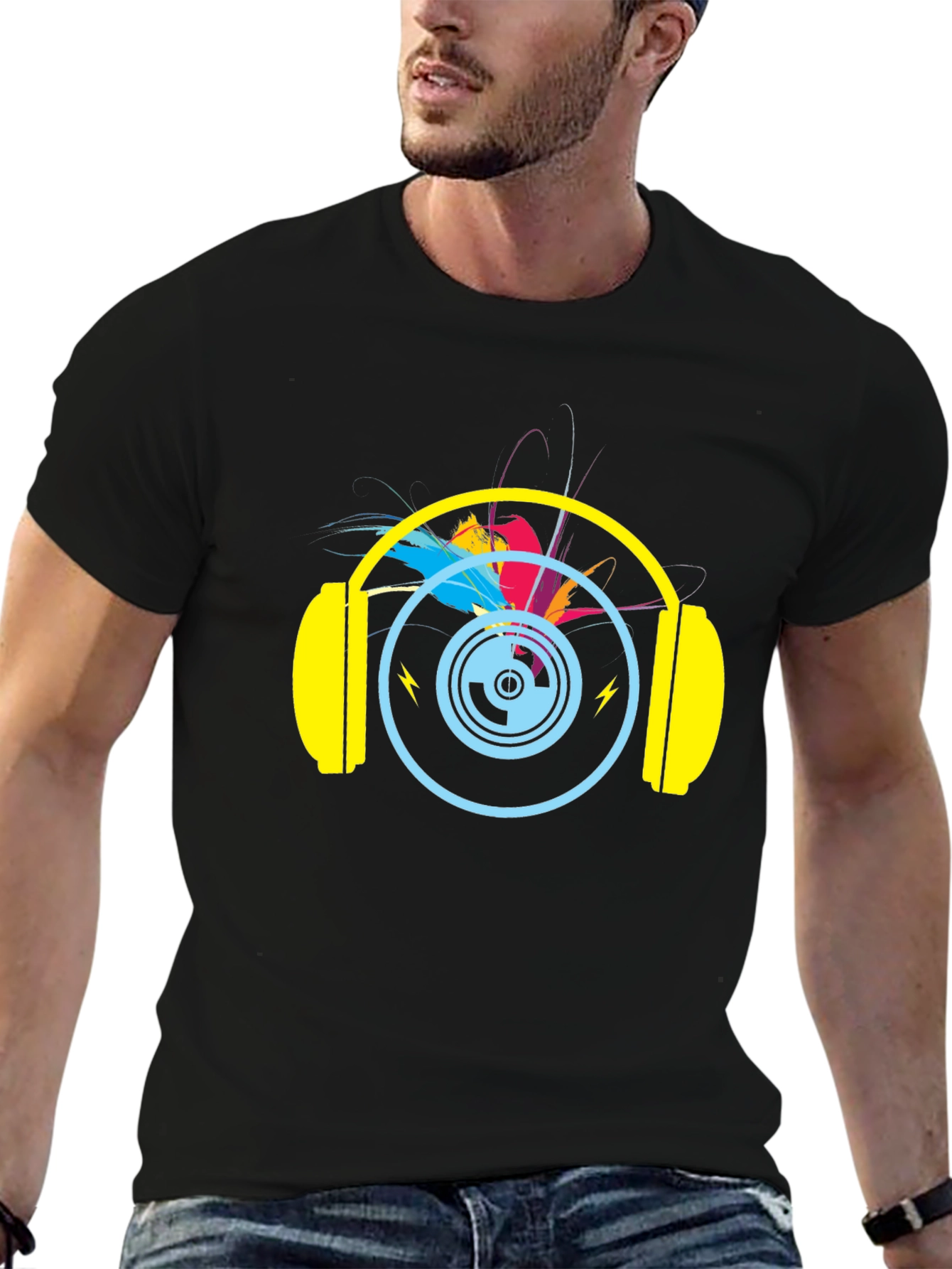 Groovy Sounds Black T-Shirt