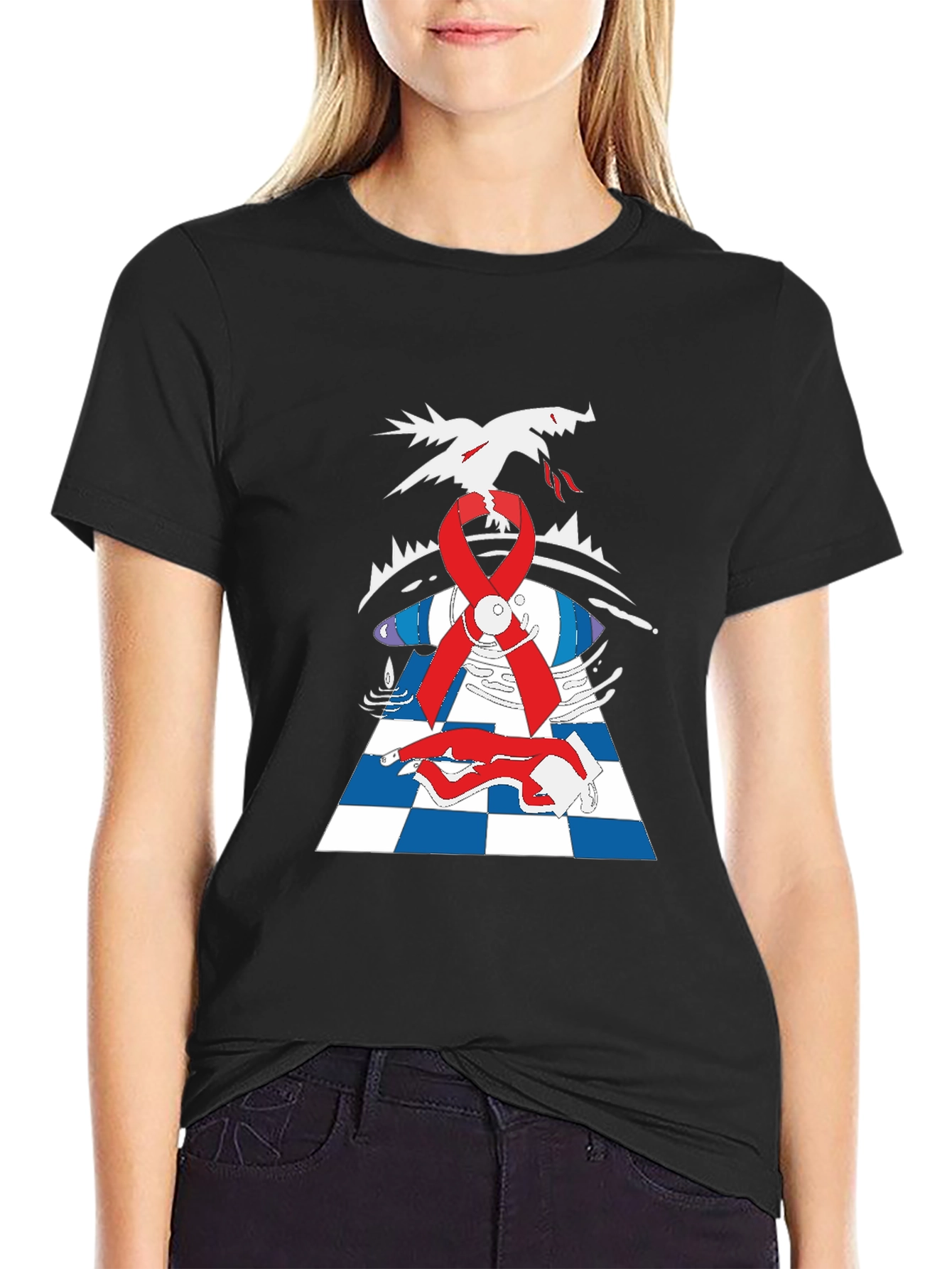 Unique Graphic Print T-Shirt