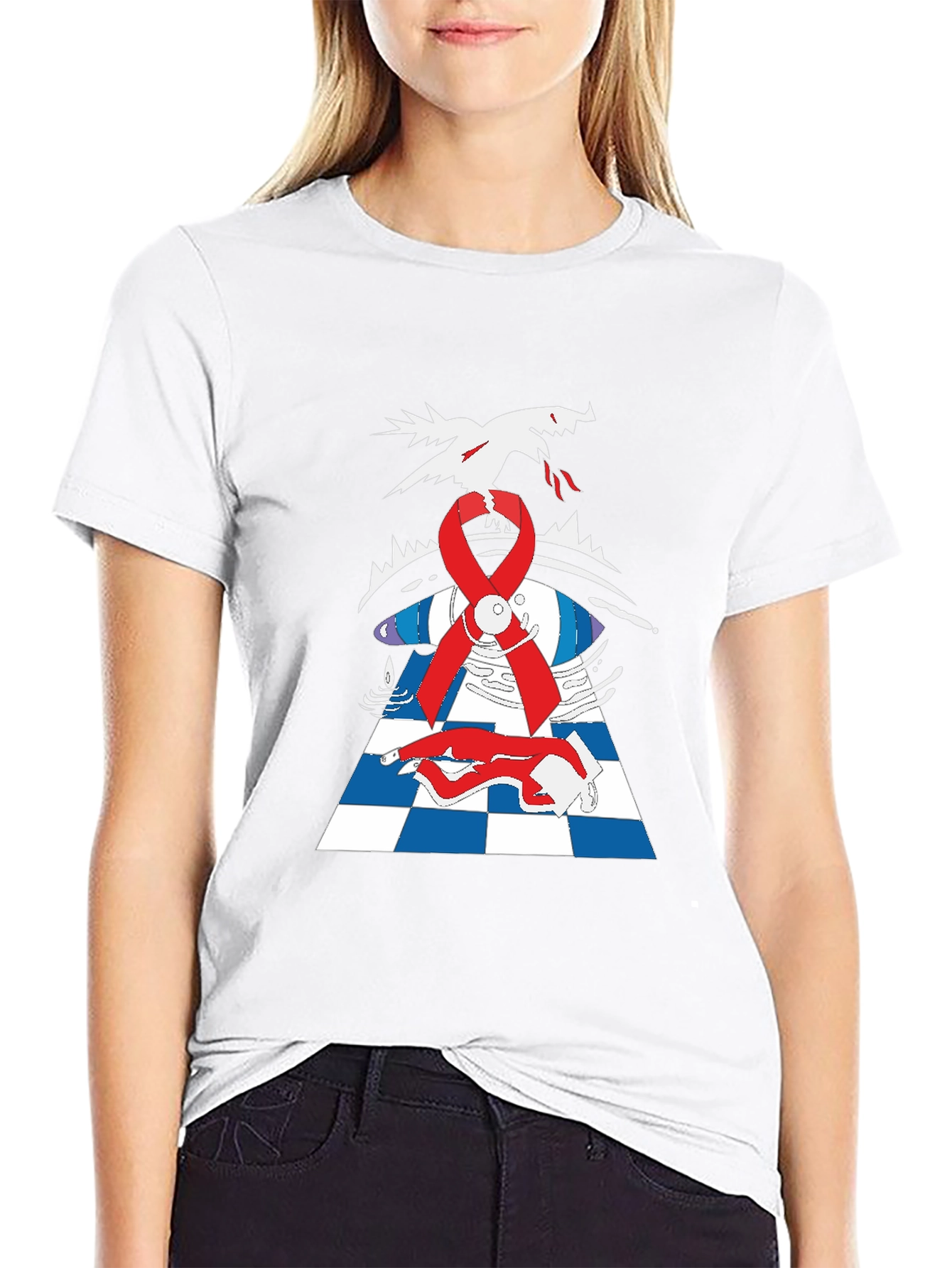 Unique Graphic Print T-Shirt