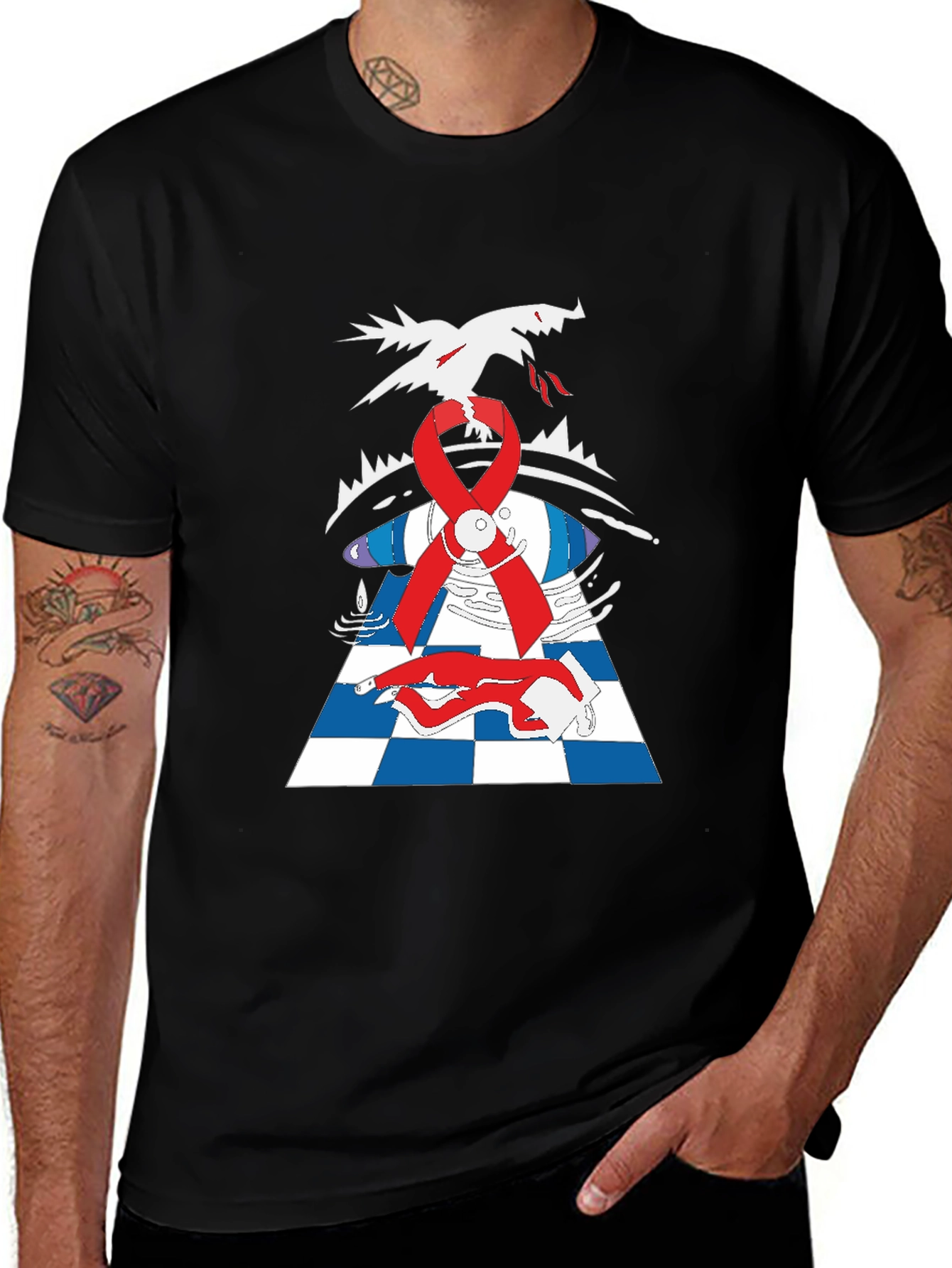 Unique Graphic Print T-Shirt