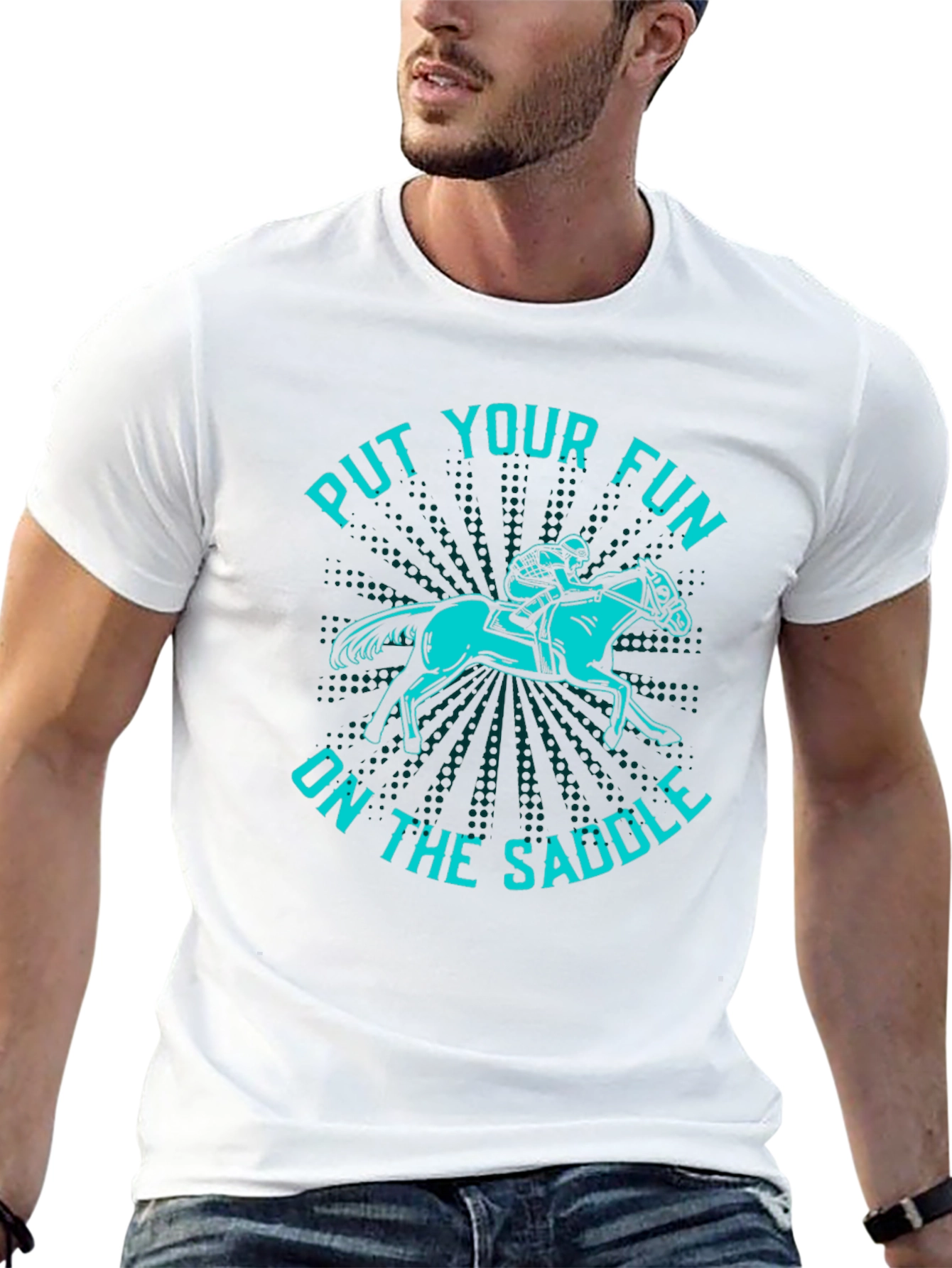 Fun on the Saddle Graphic T-Shirt