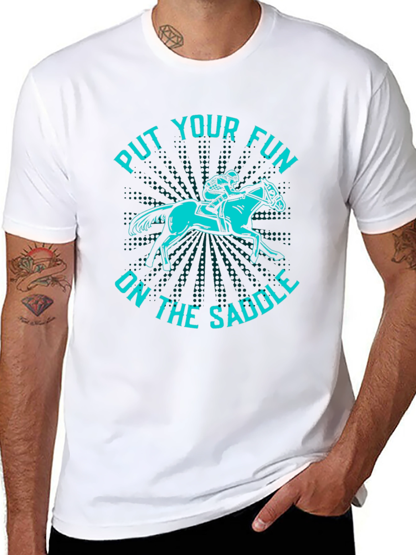 Fun on the Saddle Graphic T-Shirt