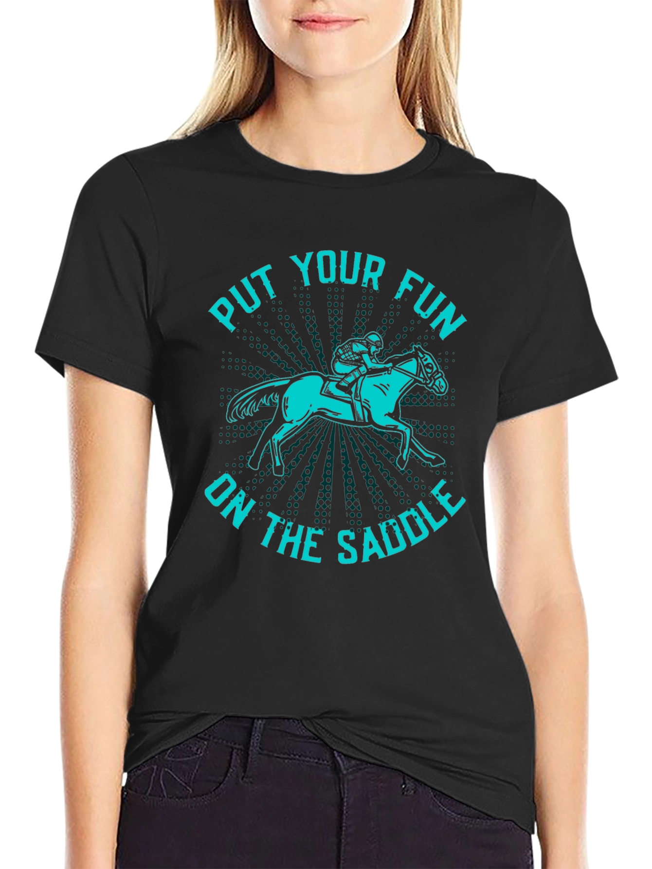 Fun on the Saddle Graphic T-Shirt