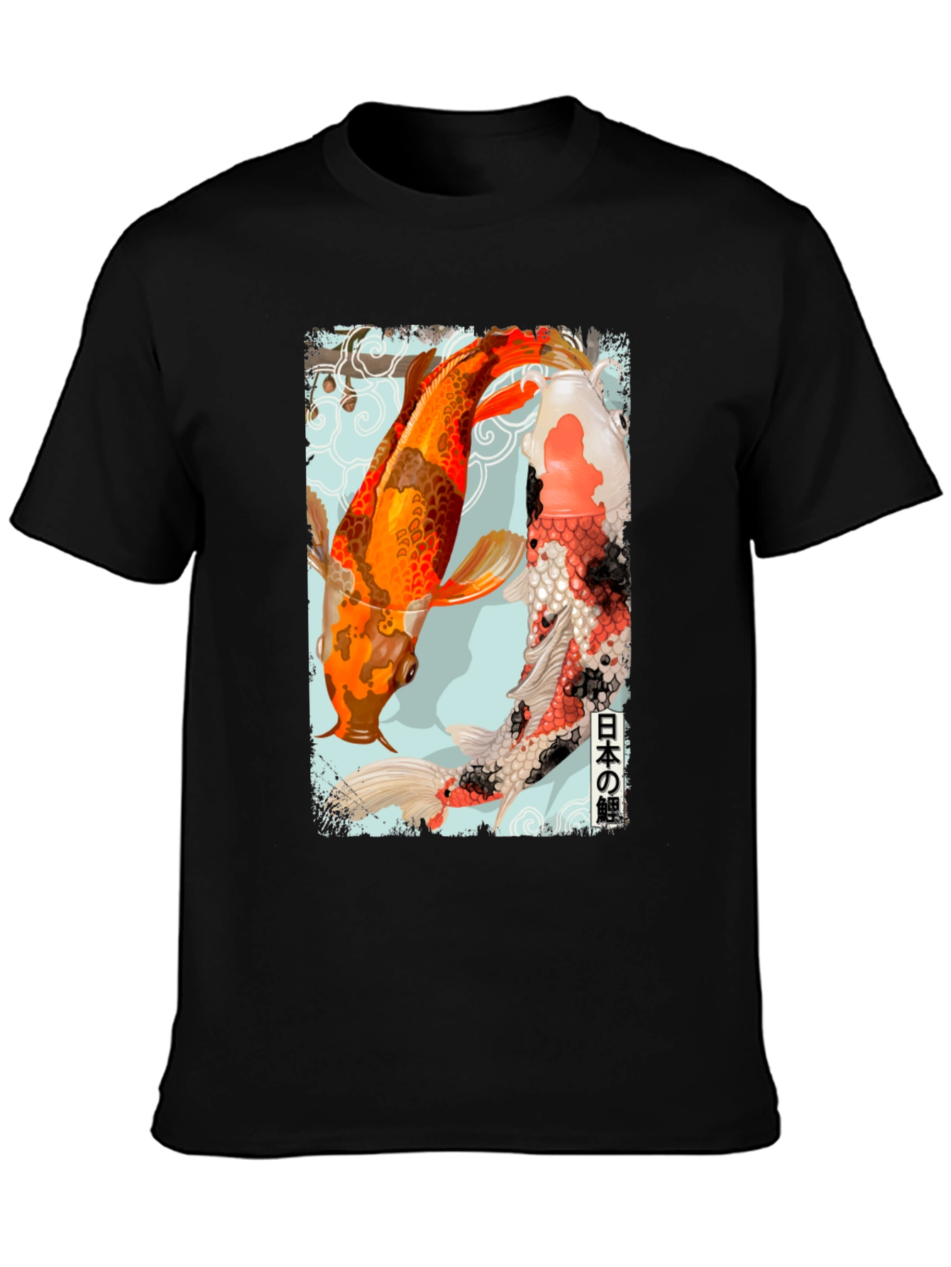 Koi Fish Graphic Tee - Japanese Art Inspired T-Shirt