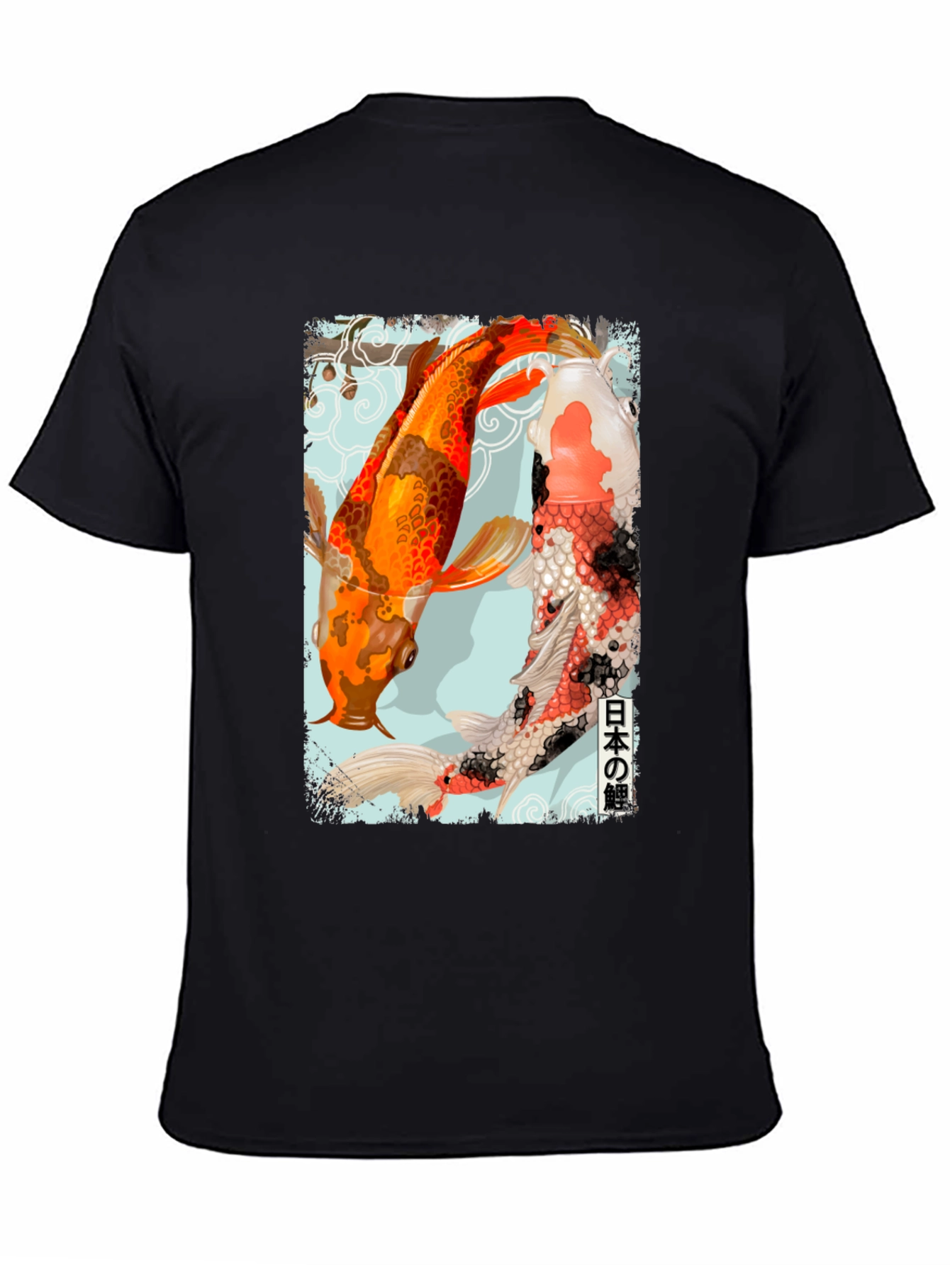 Koi Fish Graphic Tee - Japanese Art Inspired T-Shirt