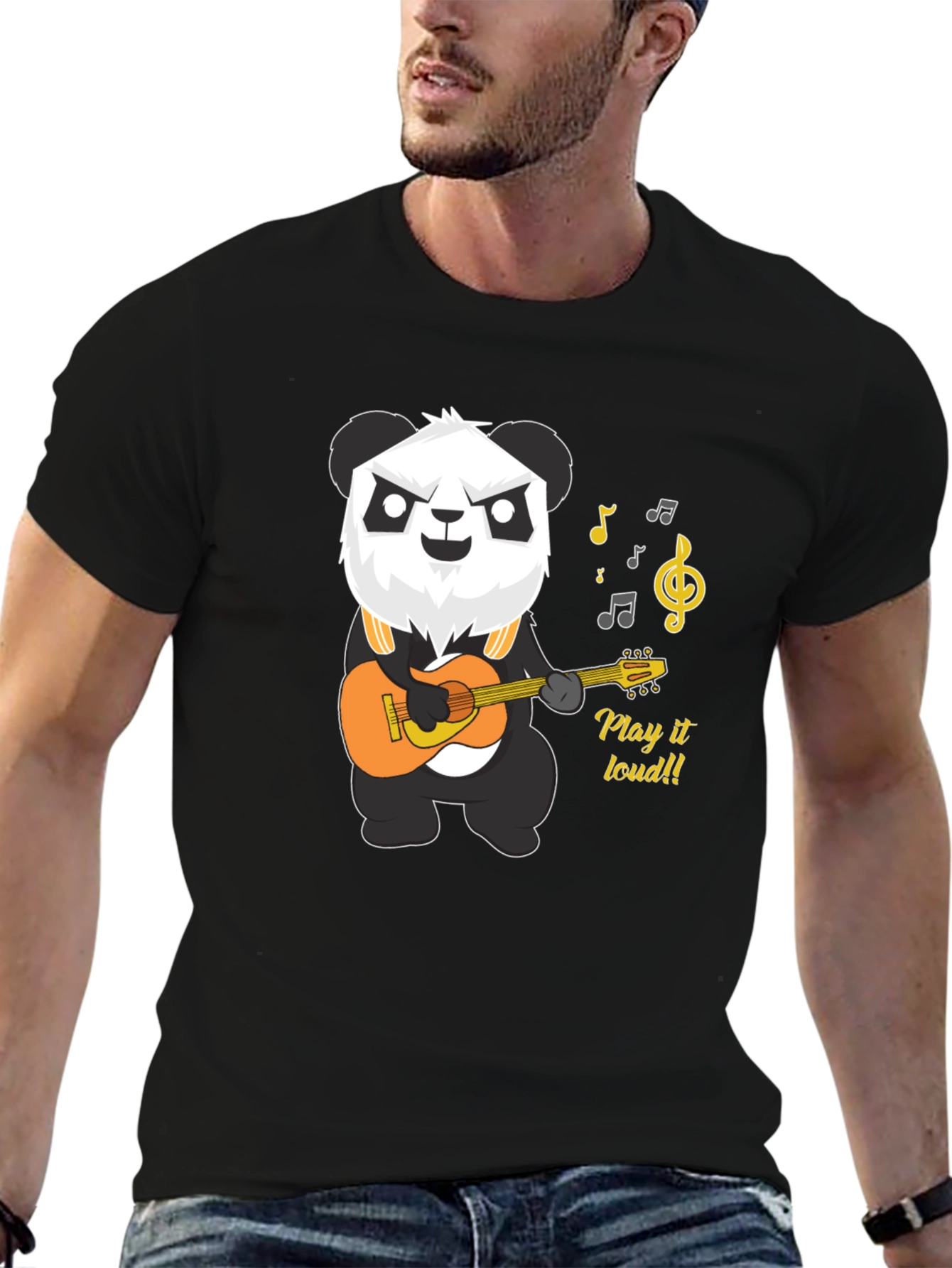 Panda Guitarist T-Shirt