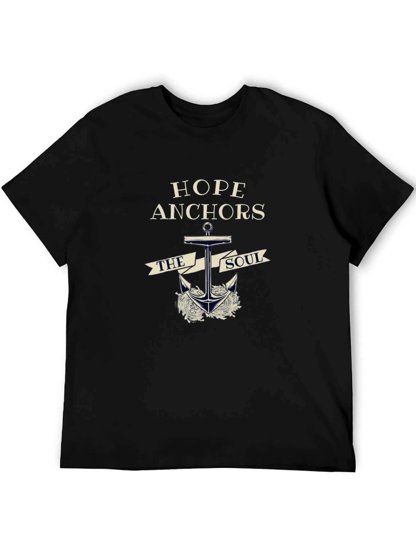 Hope Anchors The Soul Graphic T-Shirt
