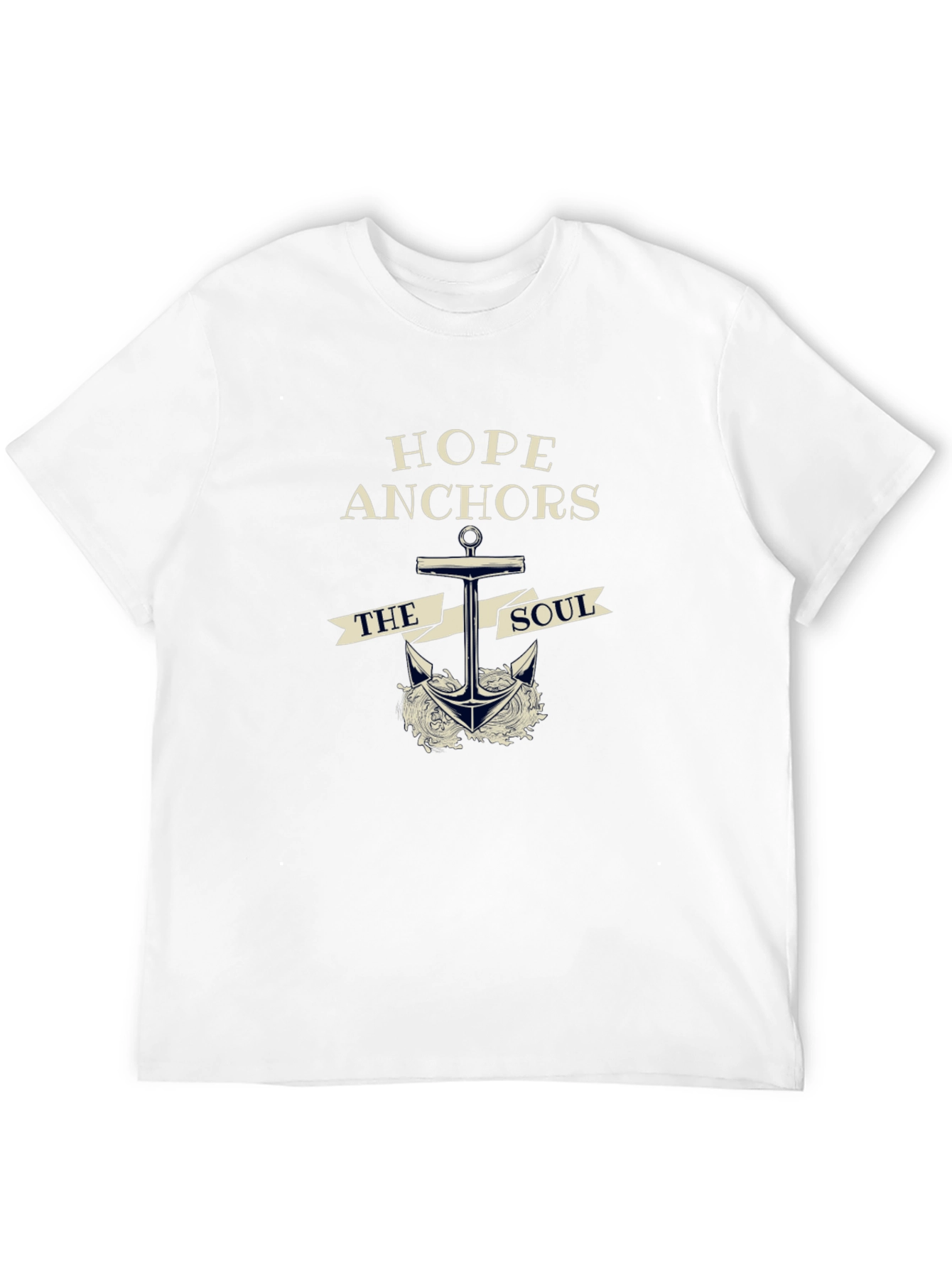 Hope Anchors The Soul Graphic T-Shirt