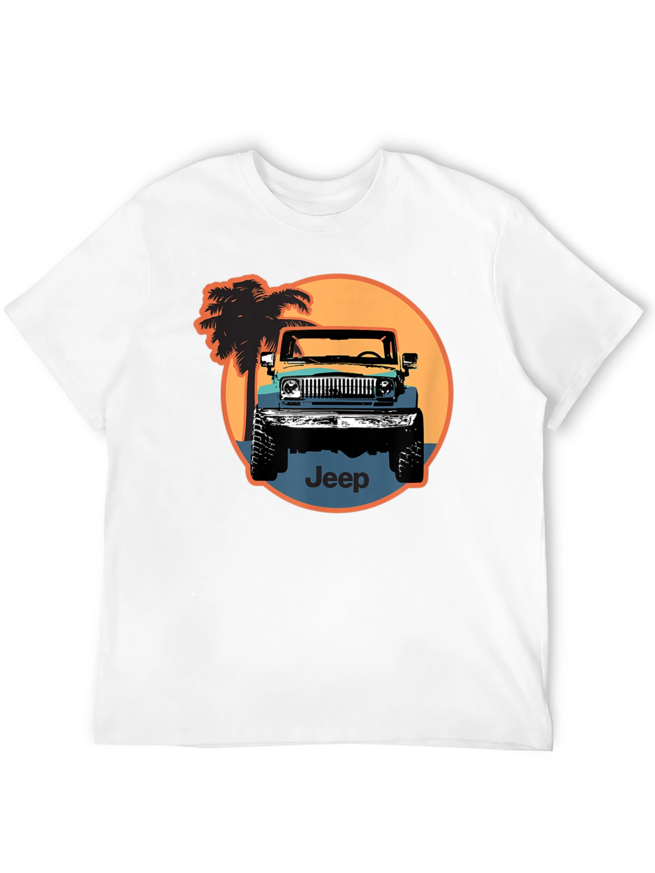 Retro Jeep T-Shirt - Black