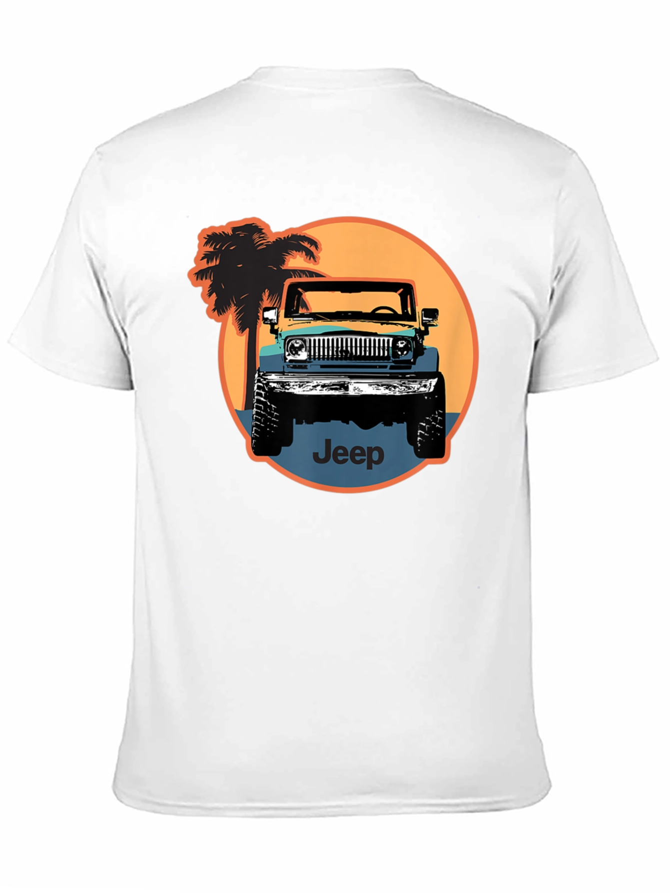 Retro Jeep T-Shirt - Black