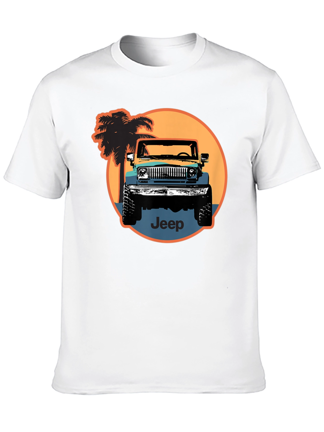 Retro Jeep T-Shirt - Black