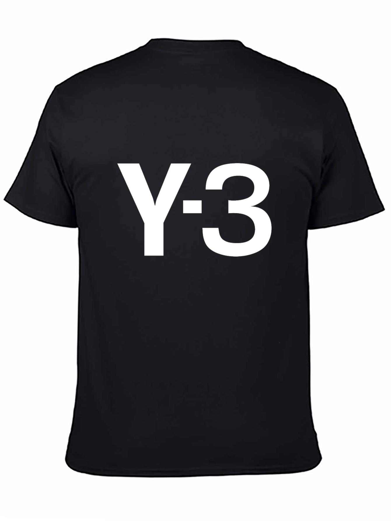 Modern Y-3 Graphic Tee - Black