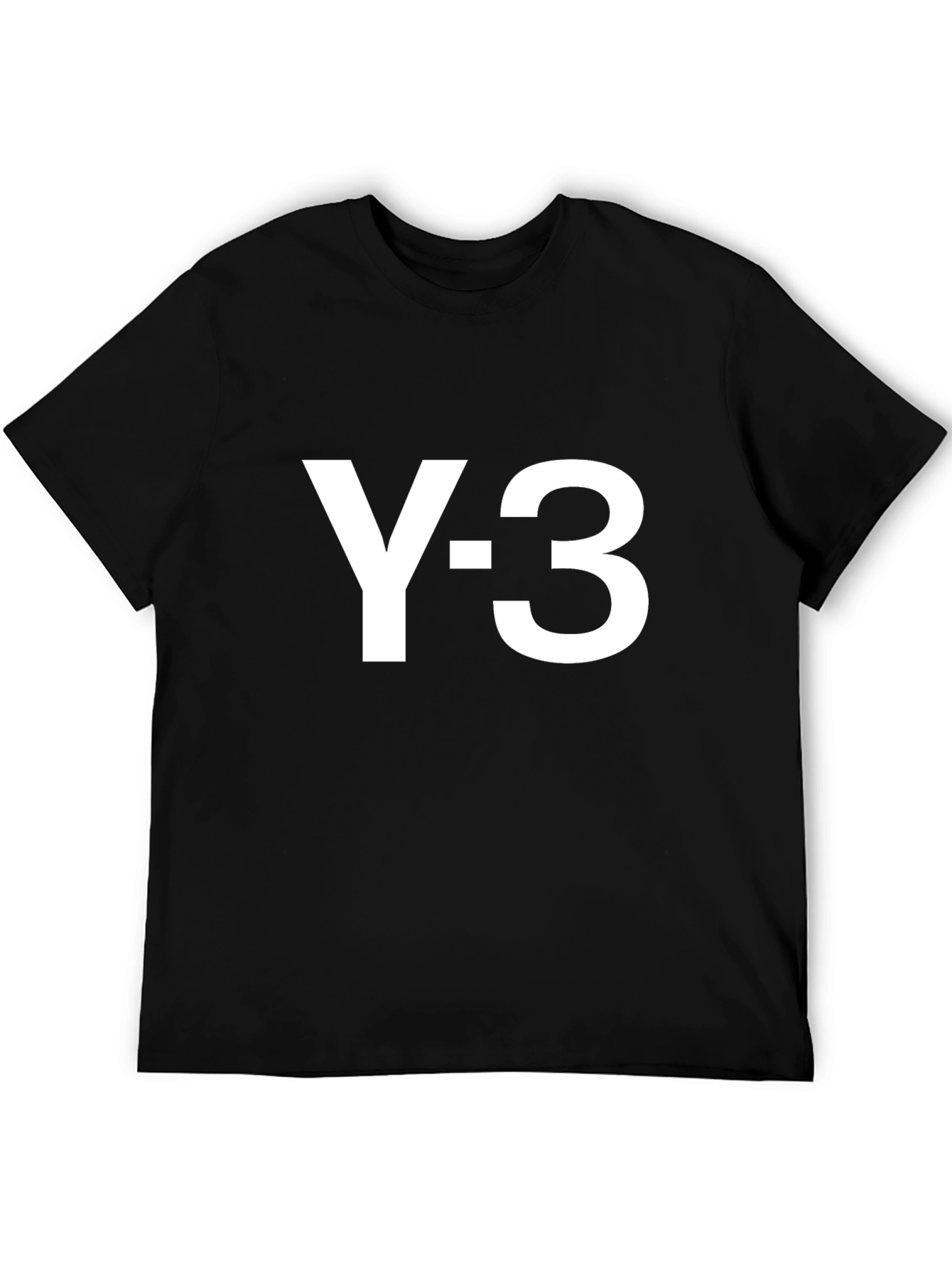 Modern Y-3 Graphic Tee - Black