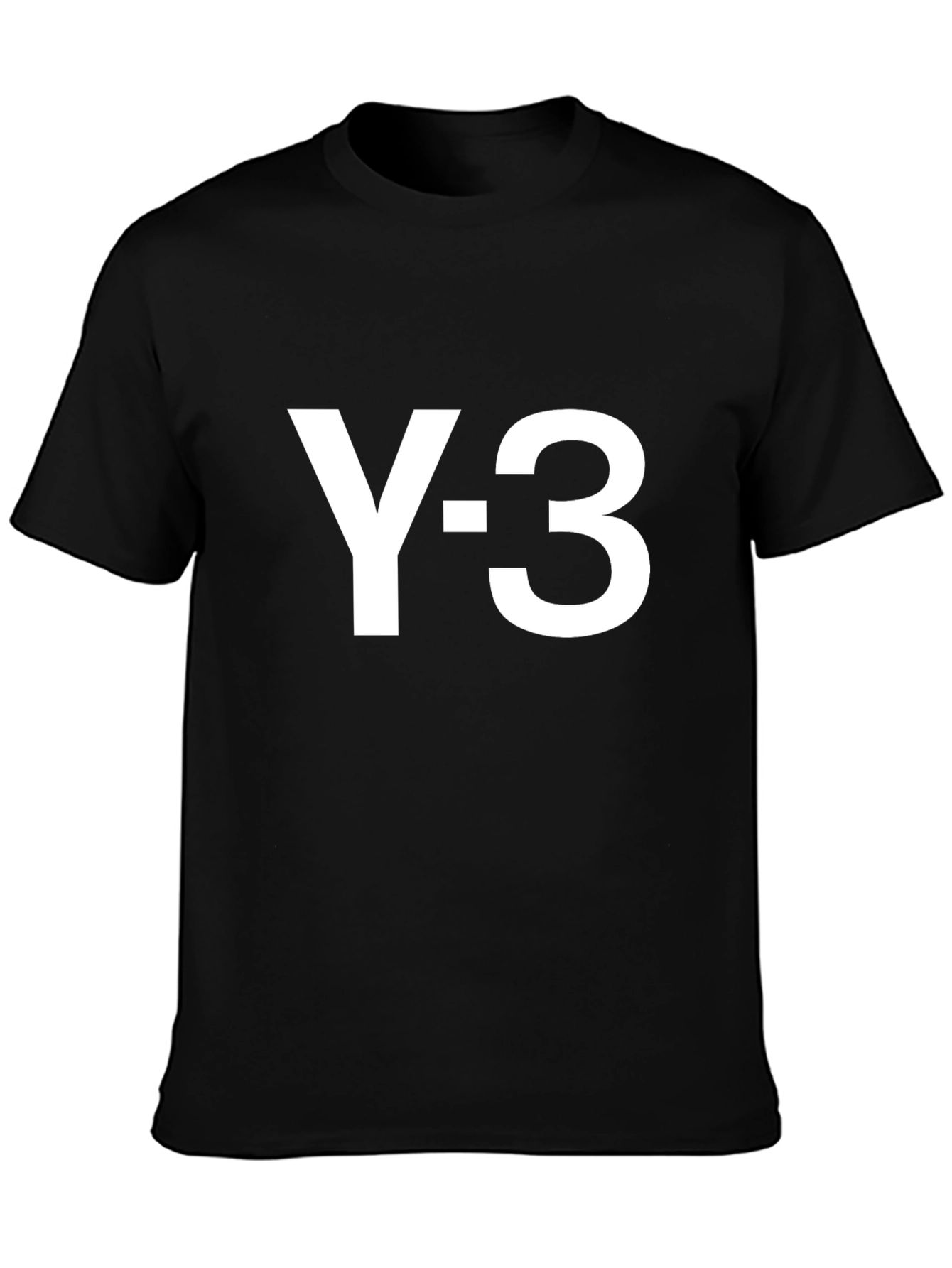 Modern Y-3 Graphic Tee - Black