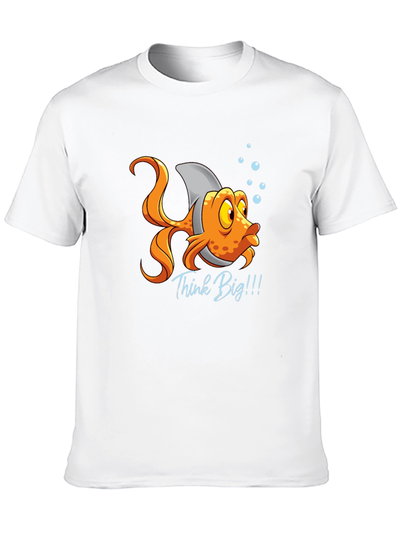 Think Big! Fish with Shark Fin T-Shirt