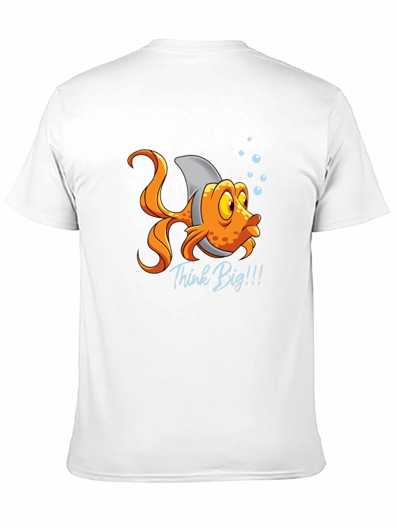 Think Big! Fish with Shark Fin T-Shirt