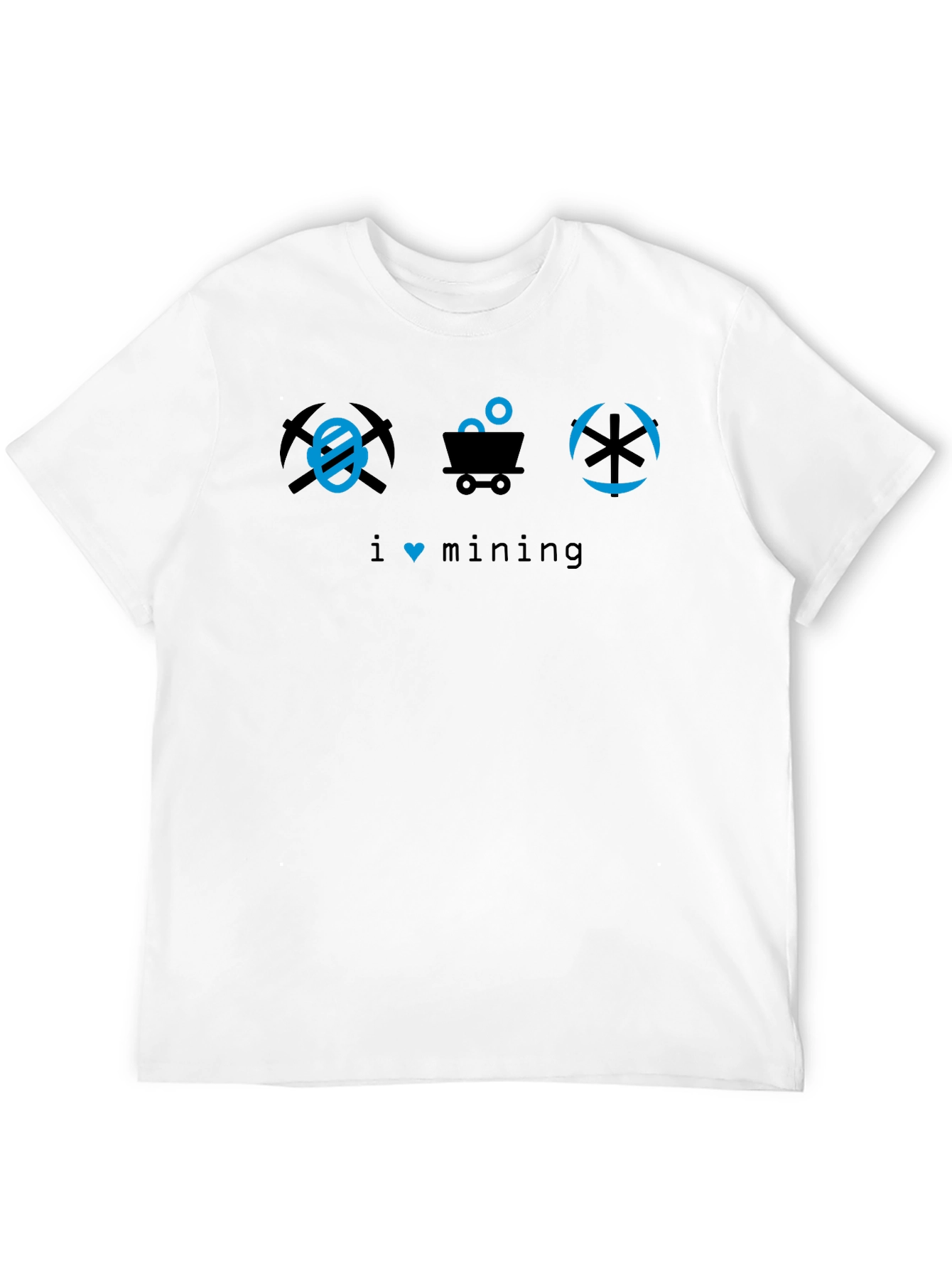 I Love Mining T-Shirt - Cryptocurrency Enthusiast Tee