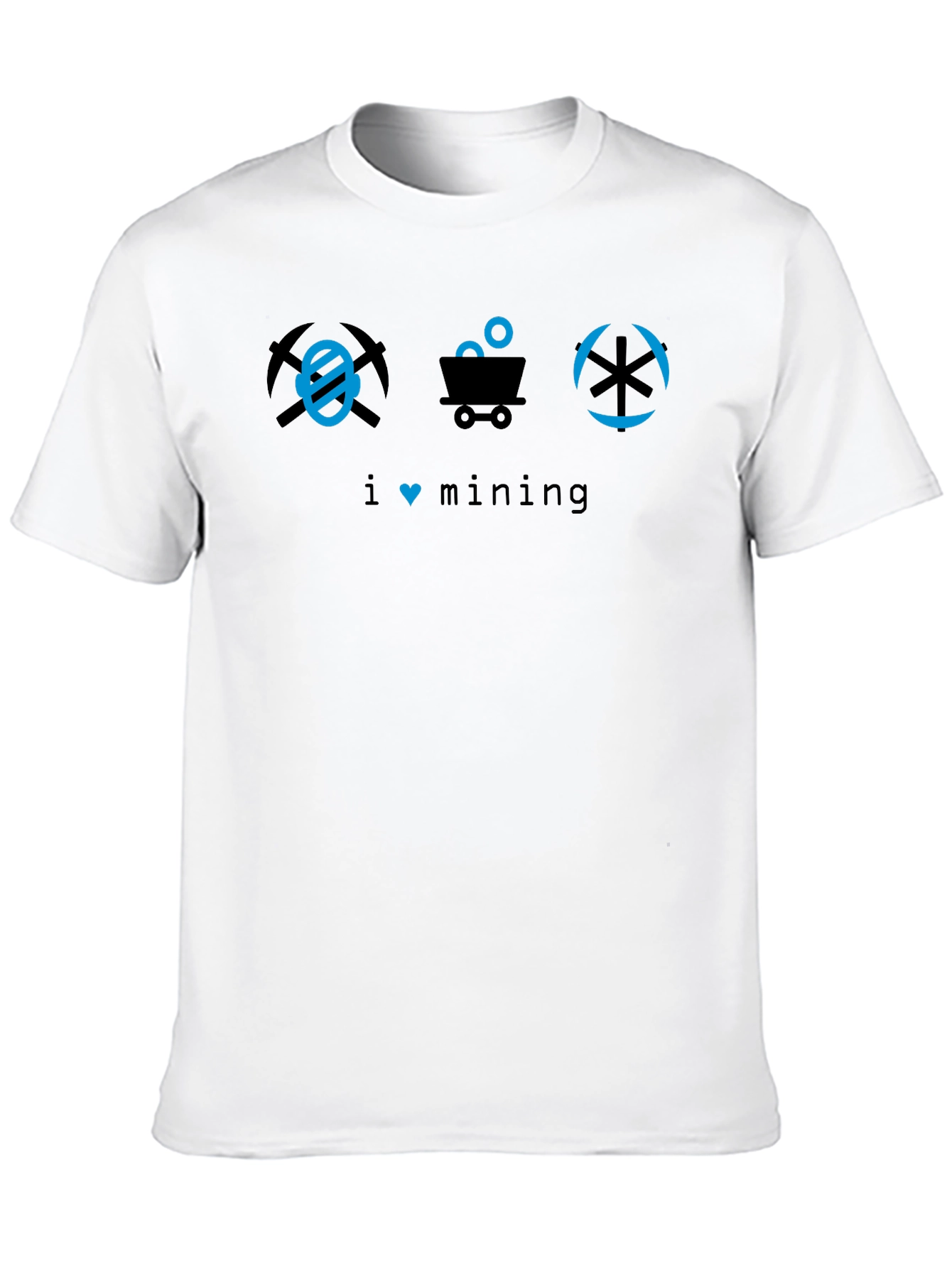 I Love Mining T-Shirt - Cryptocurrency Enthusiast Tee