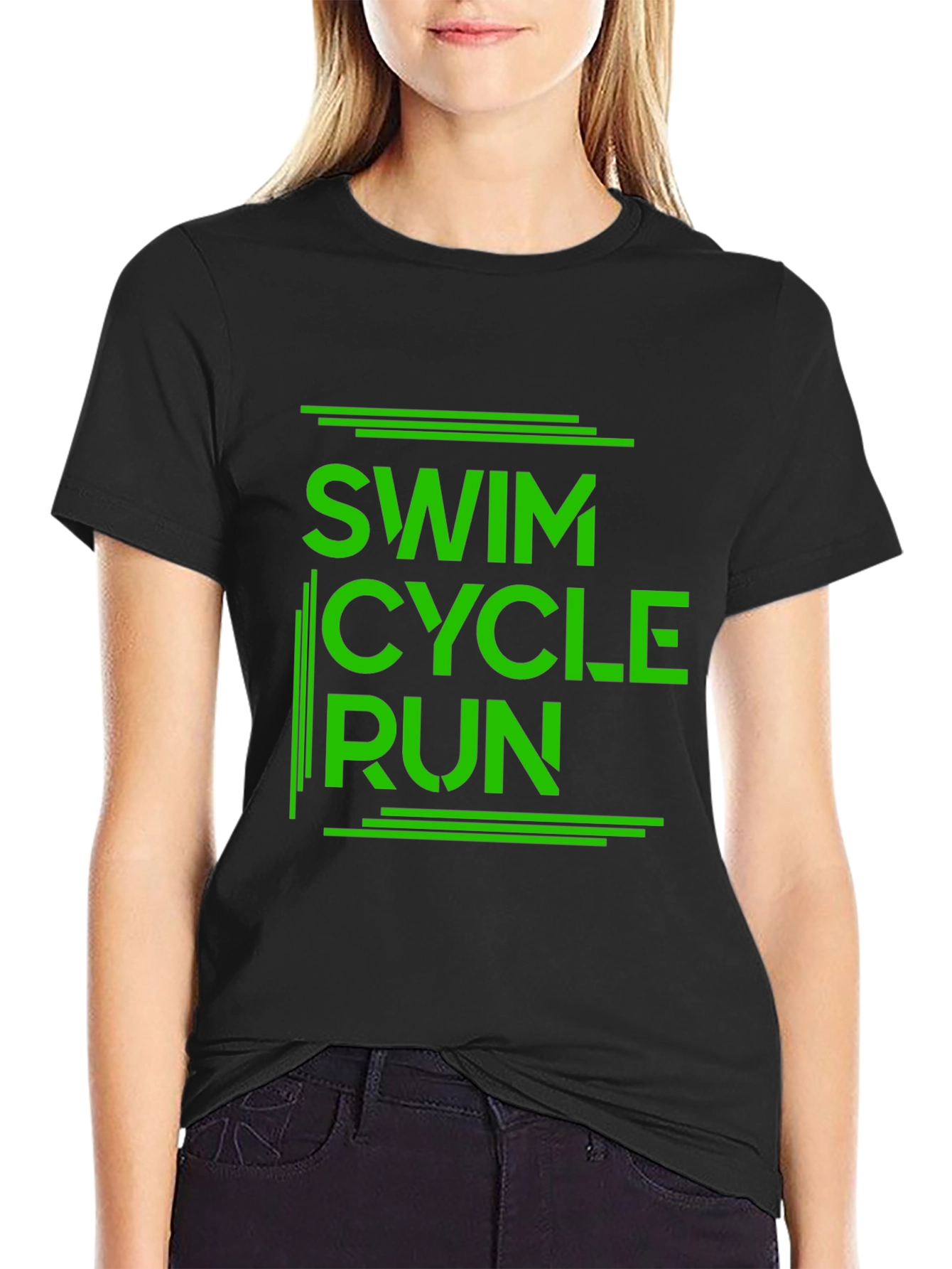 Swim Cycle Run Triathlon T-Shirt