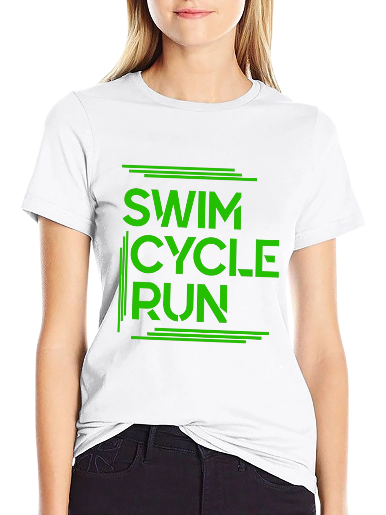Swim Cycle Run Triathlon T-Shirt