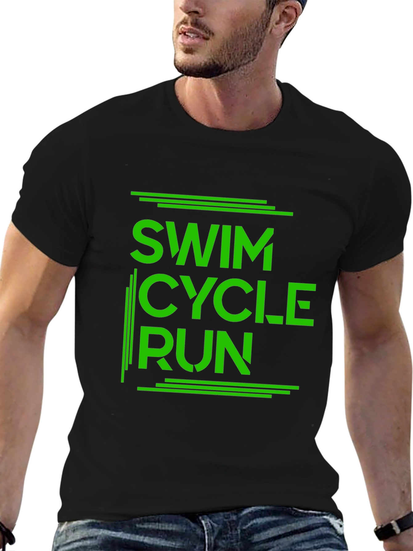 Swim Cycle Run Triathlon T-Shirt