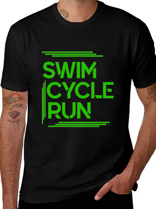 Swim Cycle Run Triathlon T-Shirt