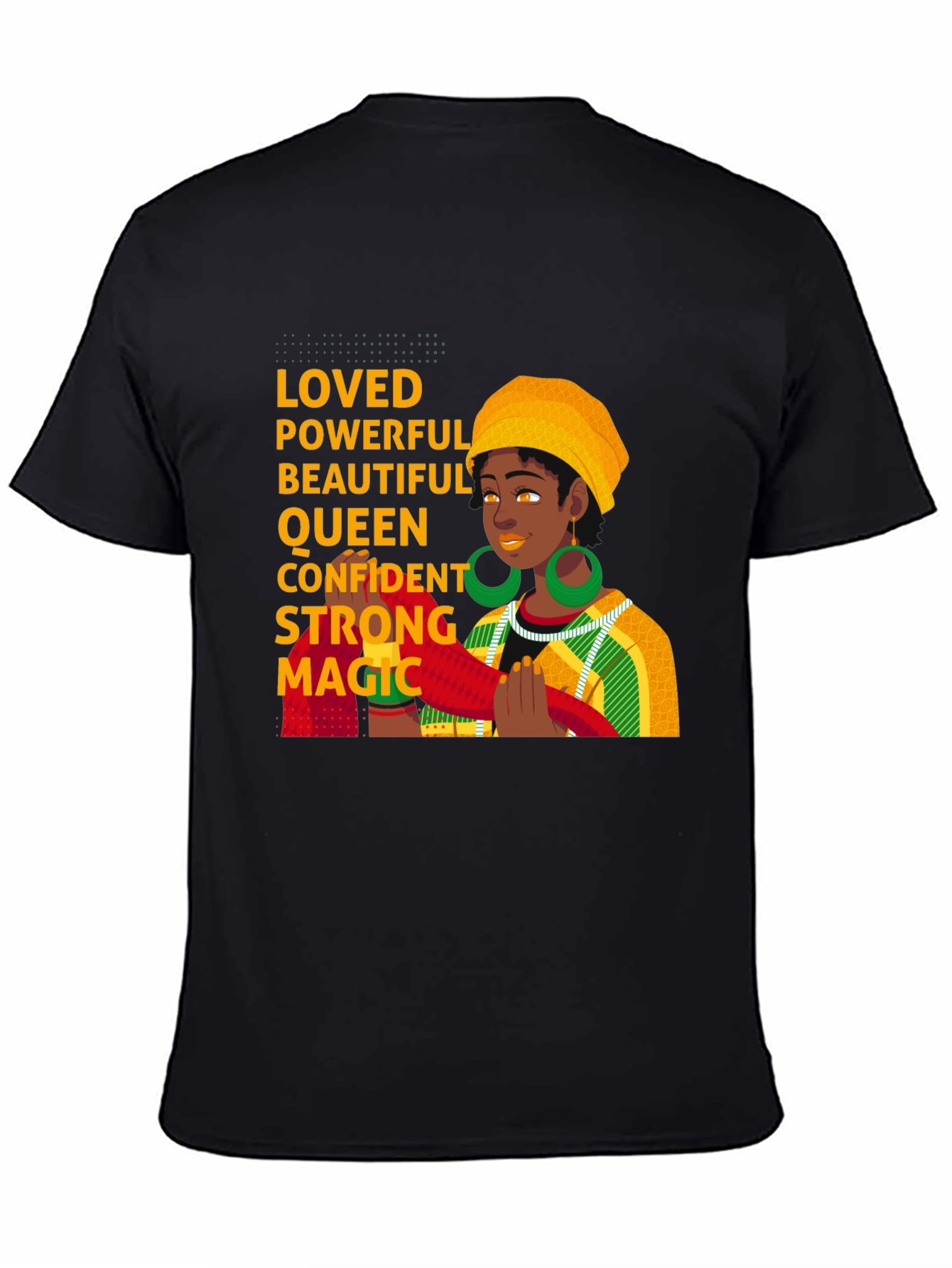 Empowered Woman Graphic Tee - Black
