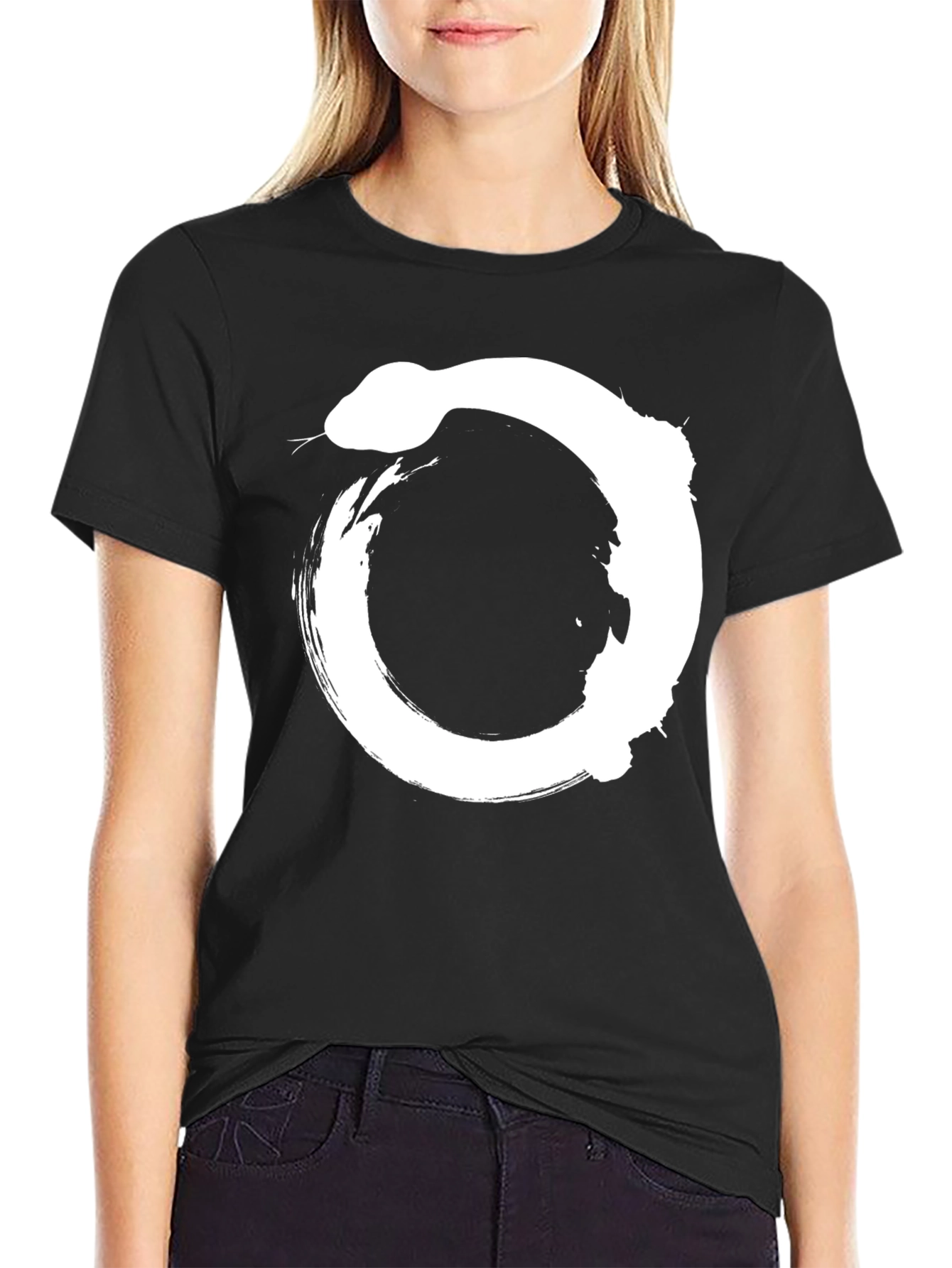 Ouroboros Snake Circle Graphic T-Shirt - Unisex