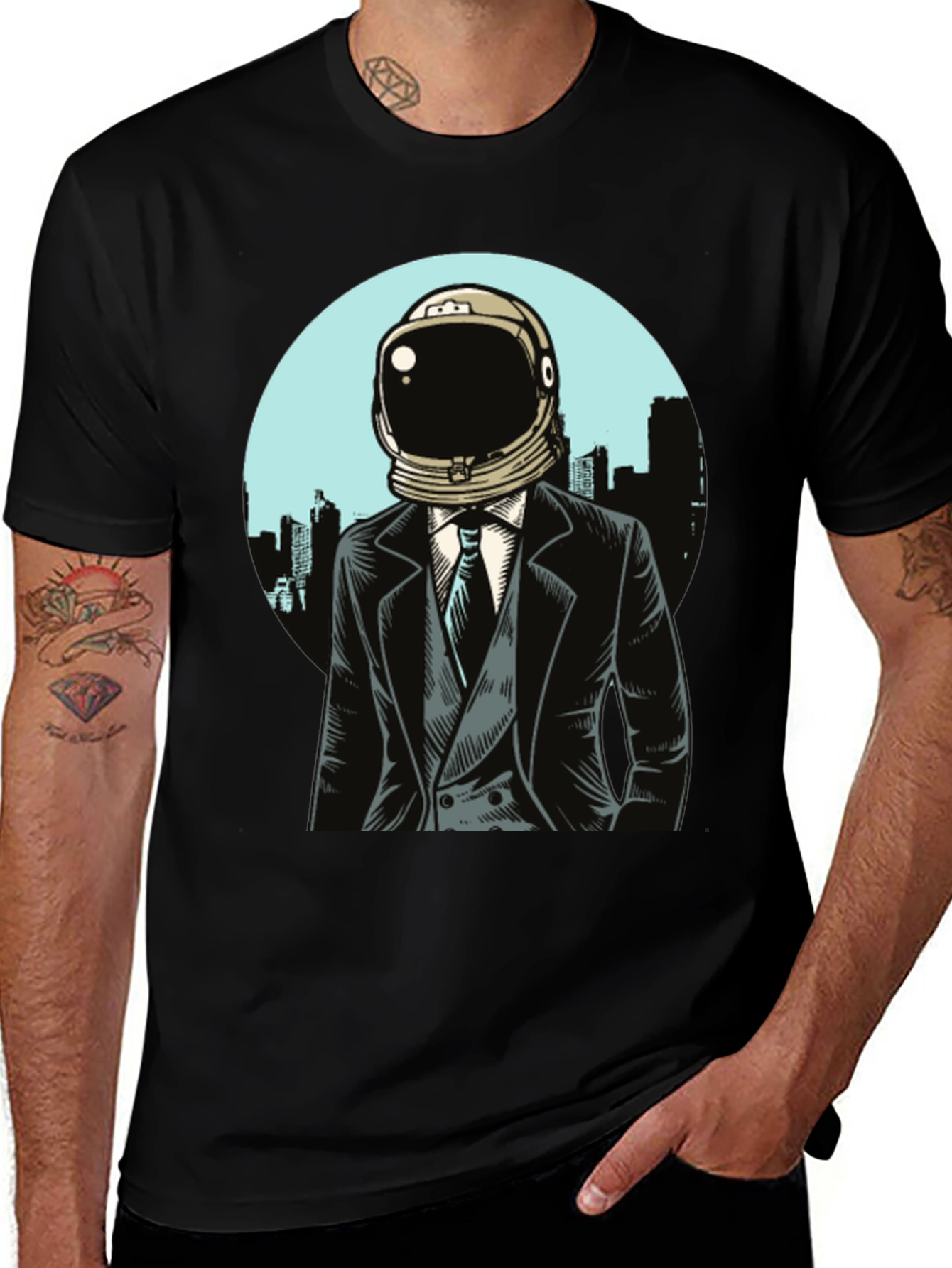 Astronaut Suit Up T-Shirt - Cool Space Graphic Tee
