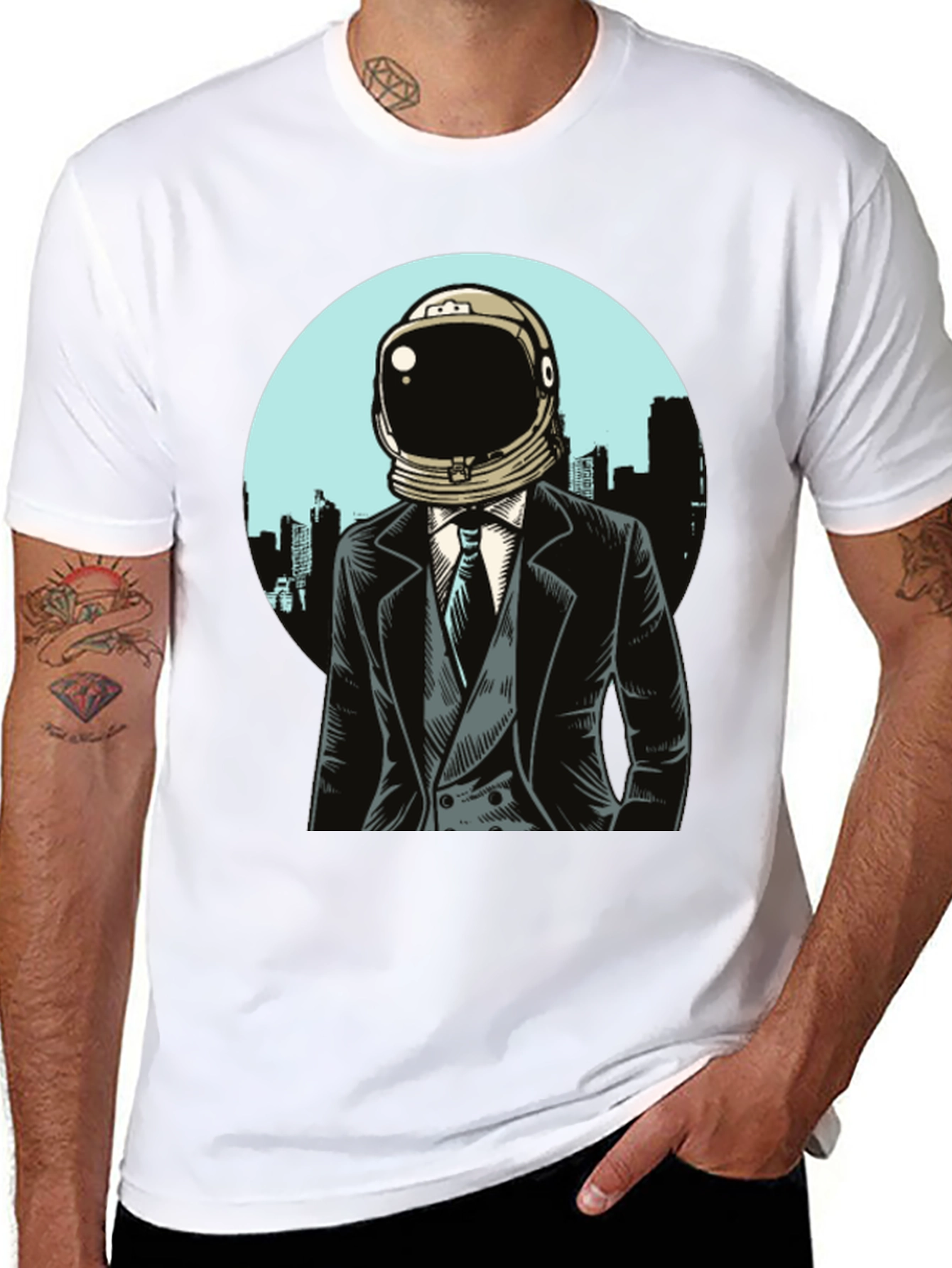 Astronaut Suit Up T-Shirt - Cool Space Graphic Tee