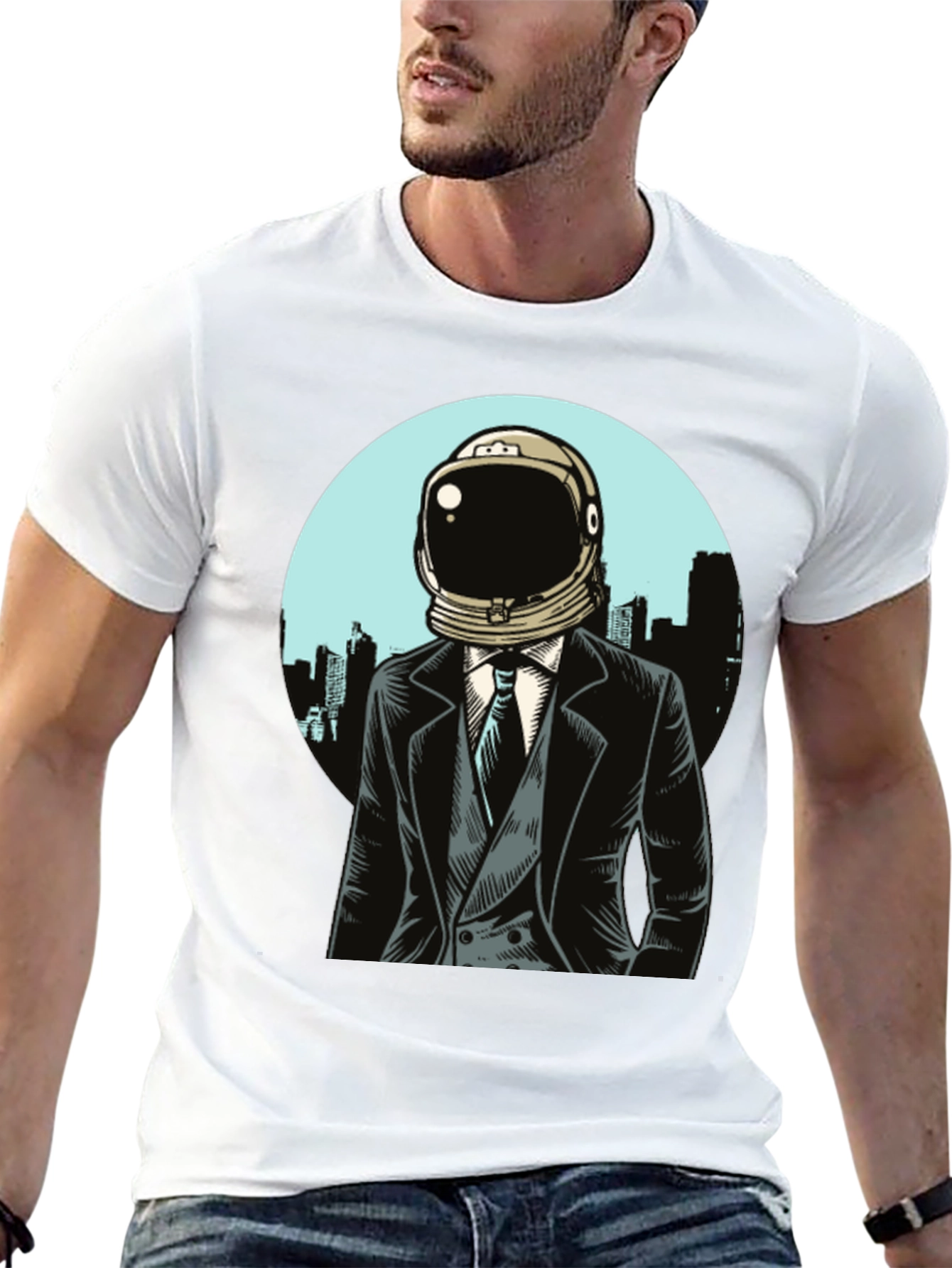 Astronaut Suit Up T-Shirt - Cool Space Graphic Tee