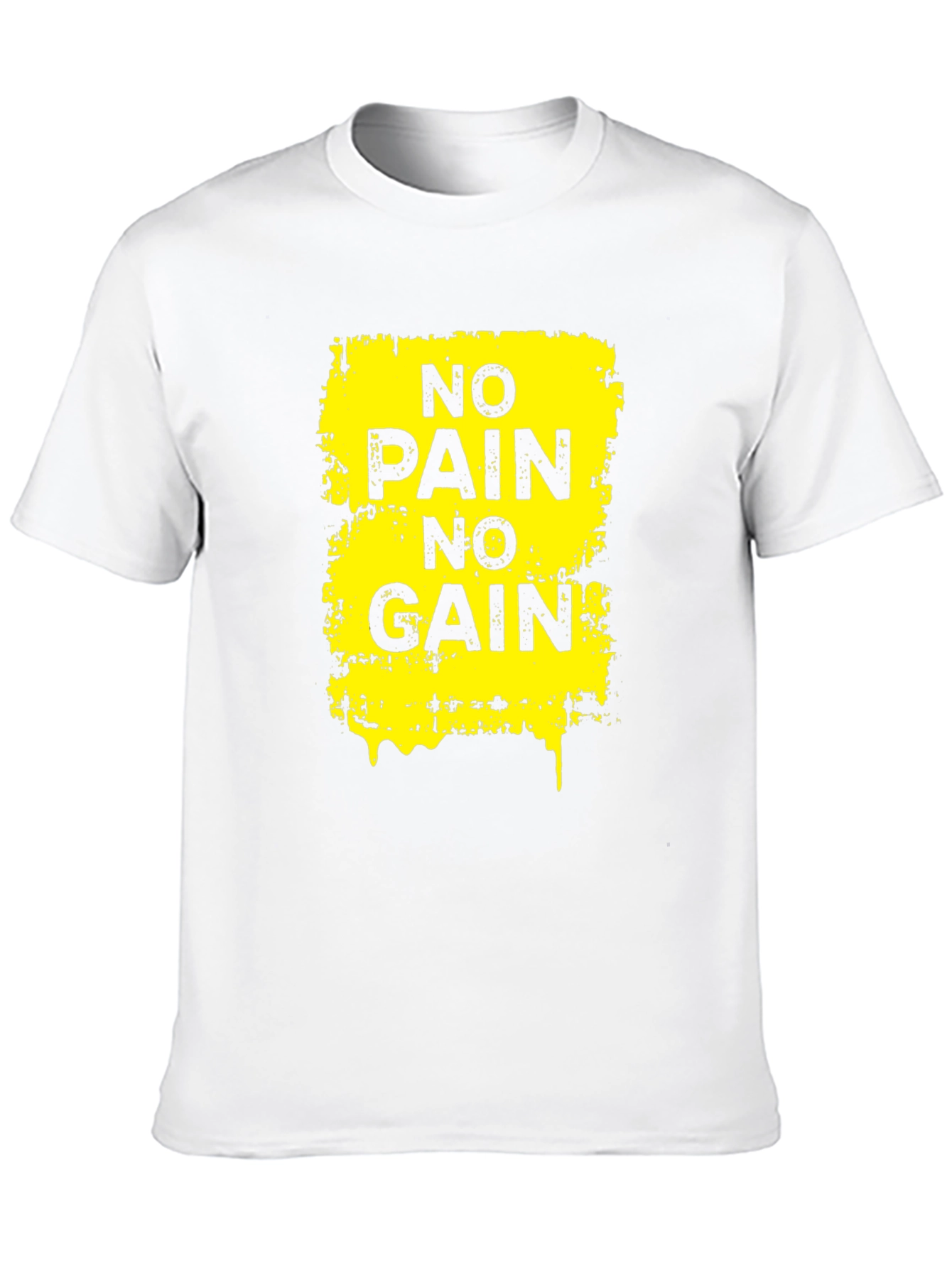 No Pain No Gain Graphic Print T-Shirt