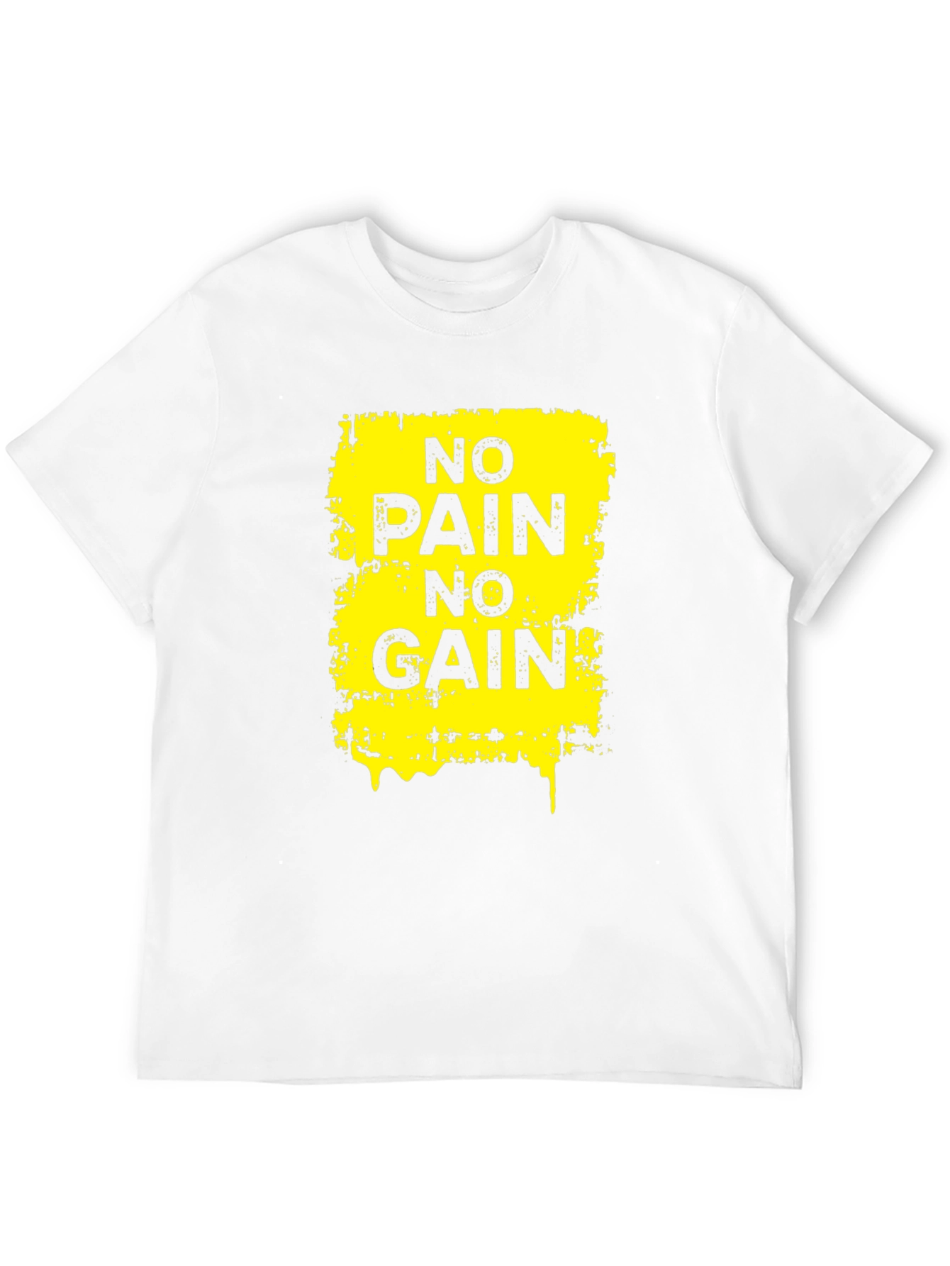 No Pain No Gain Graphic Print T-Shirt