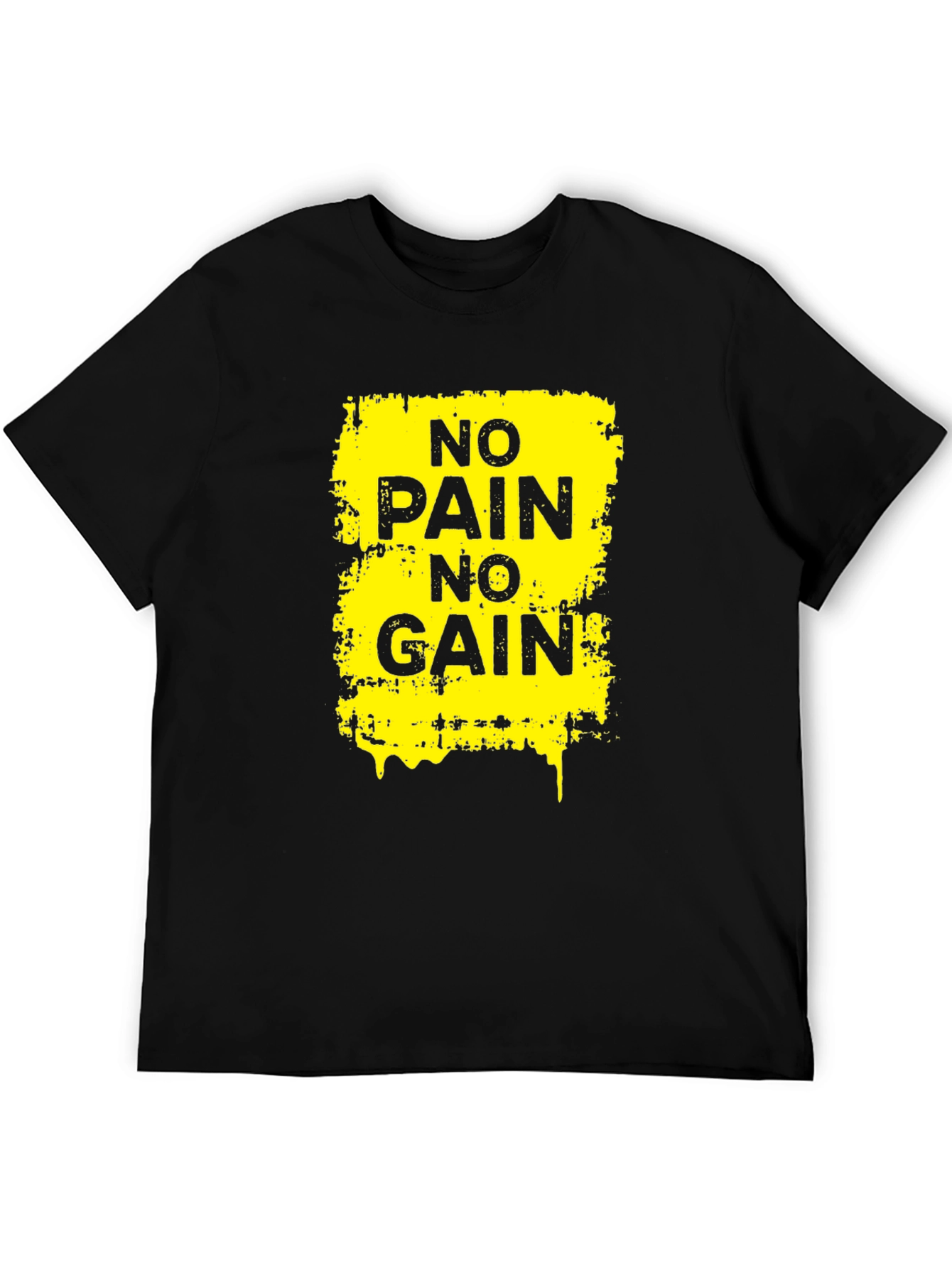 No Pain No Gain Graphic Print T-Shirt