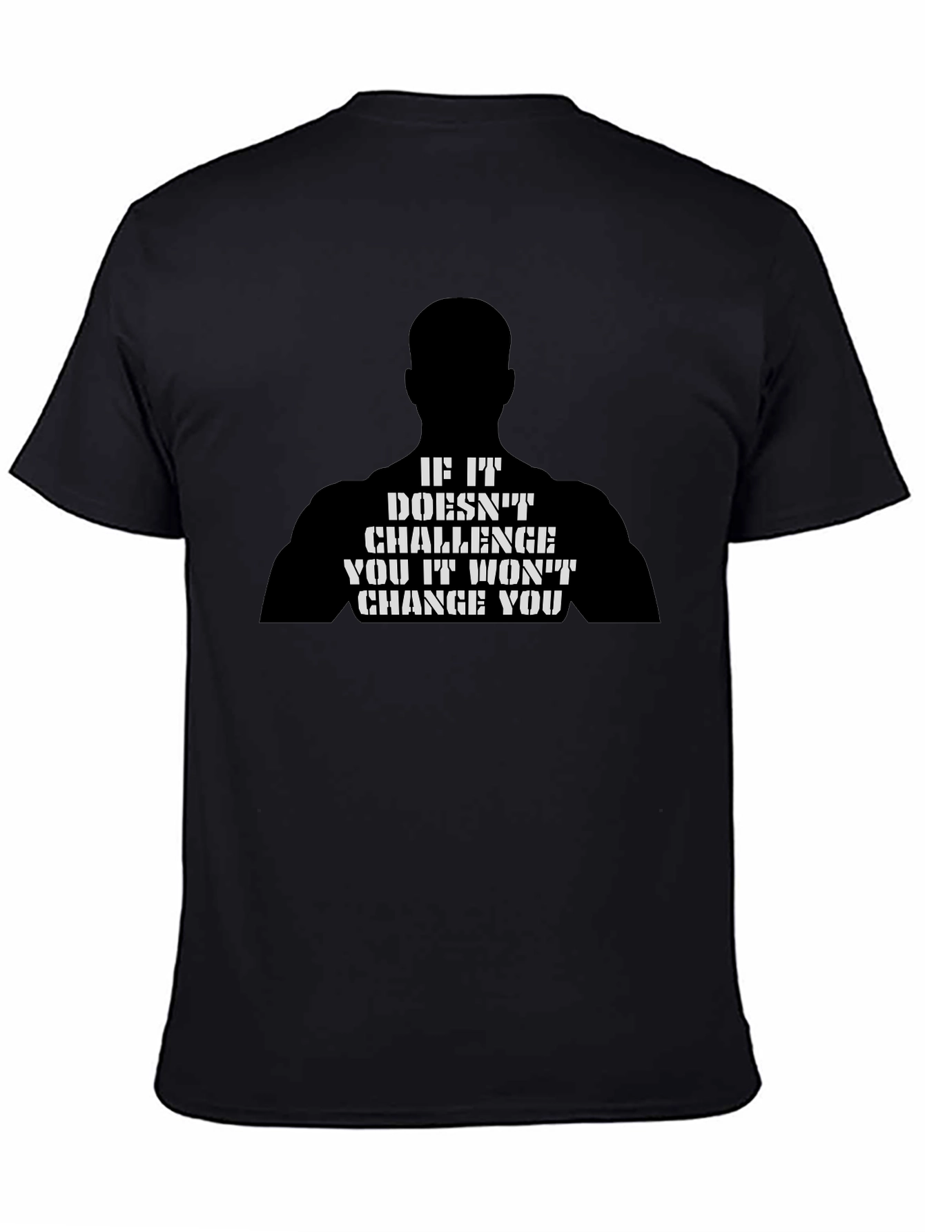 Motivational Fitness T-Shirt - If It Doesnt Challenge